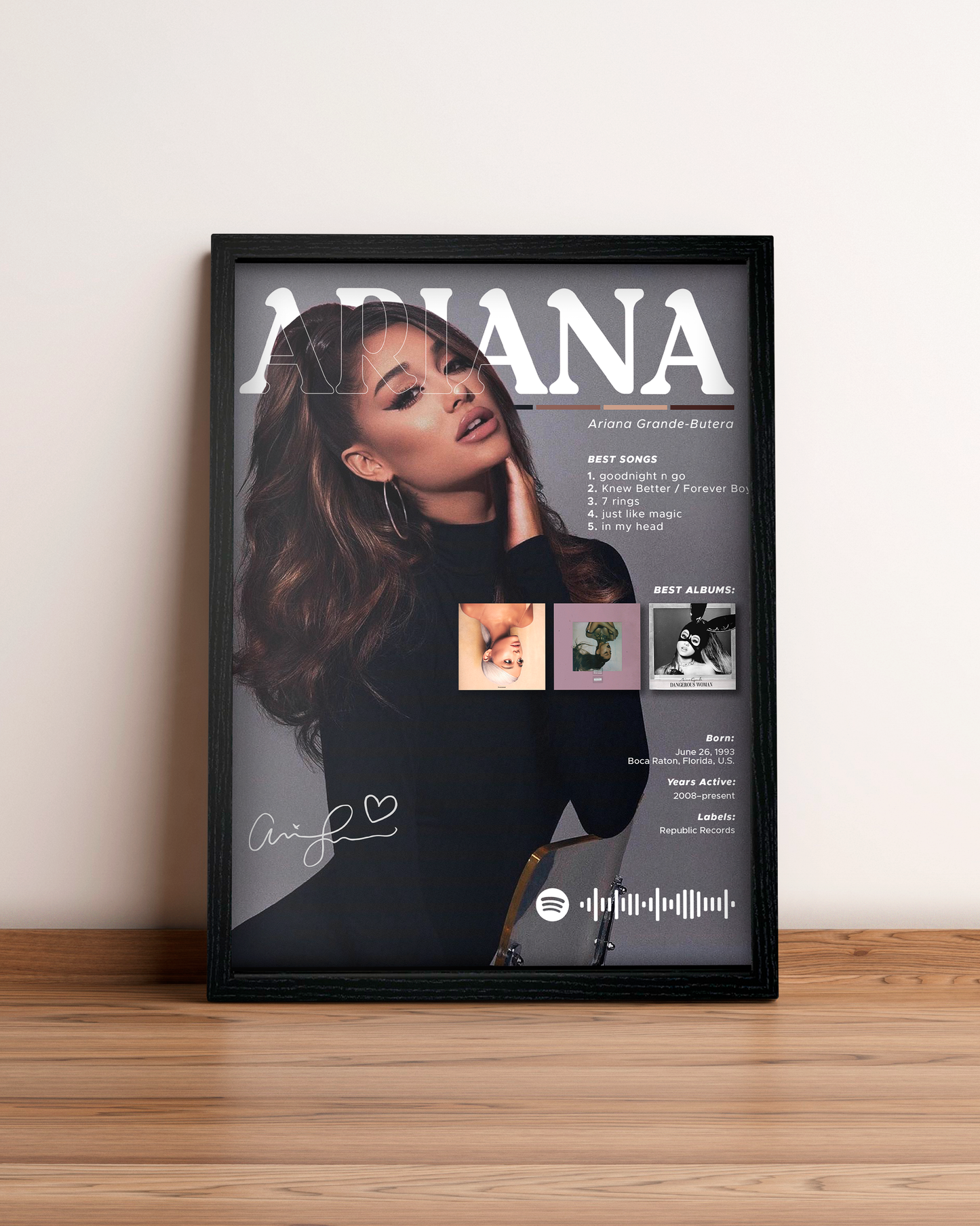 Ariana Grande - Cuadro Artista