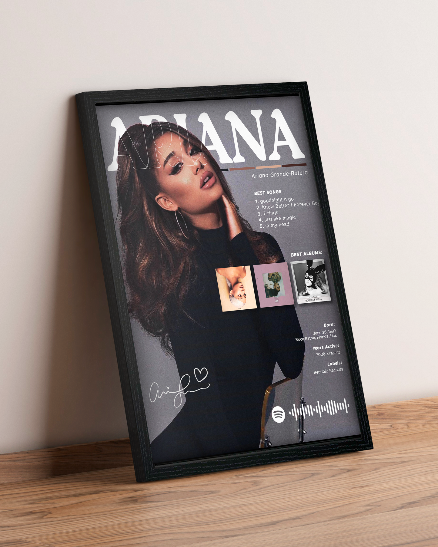 Ariana Grande - Cuadro Artista