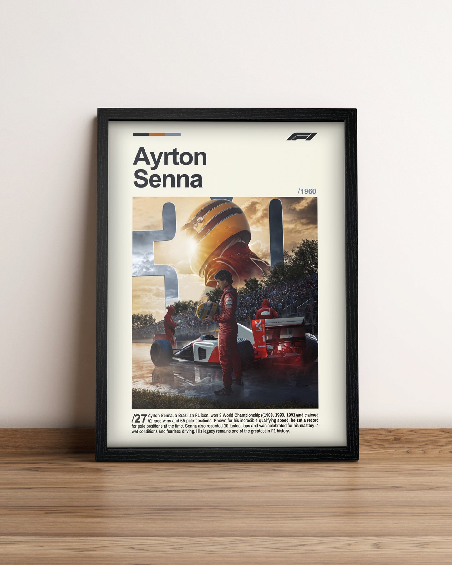 Ayrton Senna - Cuadro Formula 1 #4