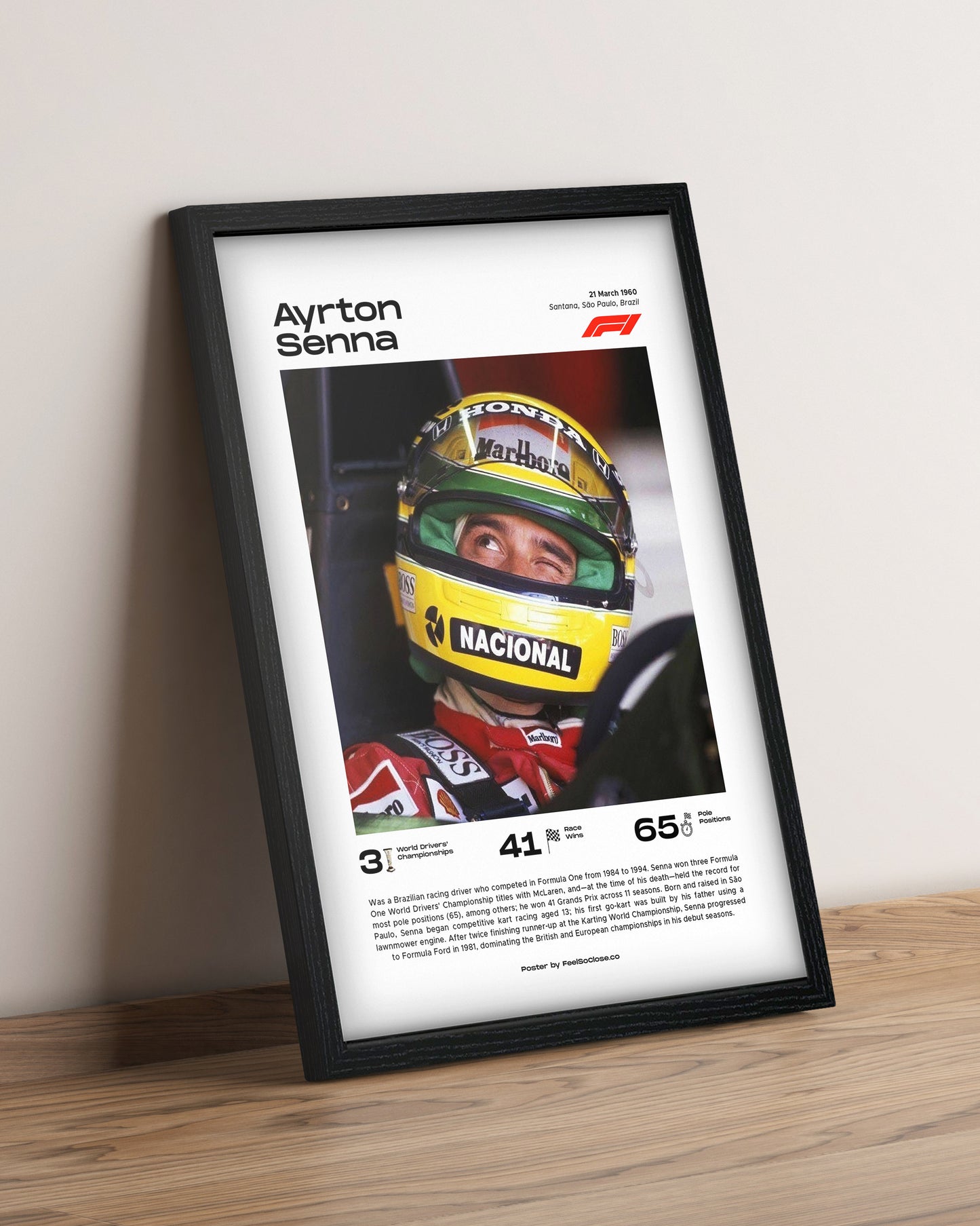 Ayrton Senna - Cuadro Formula 1 #3