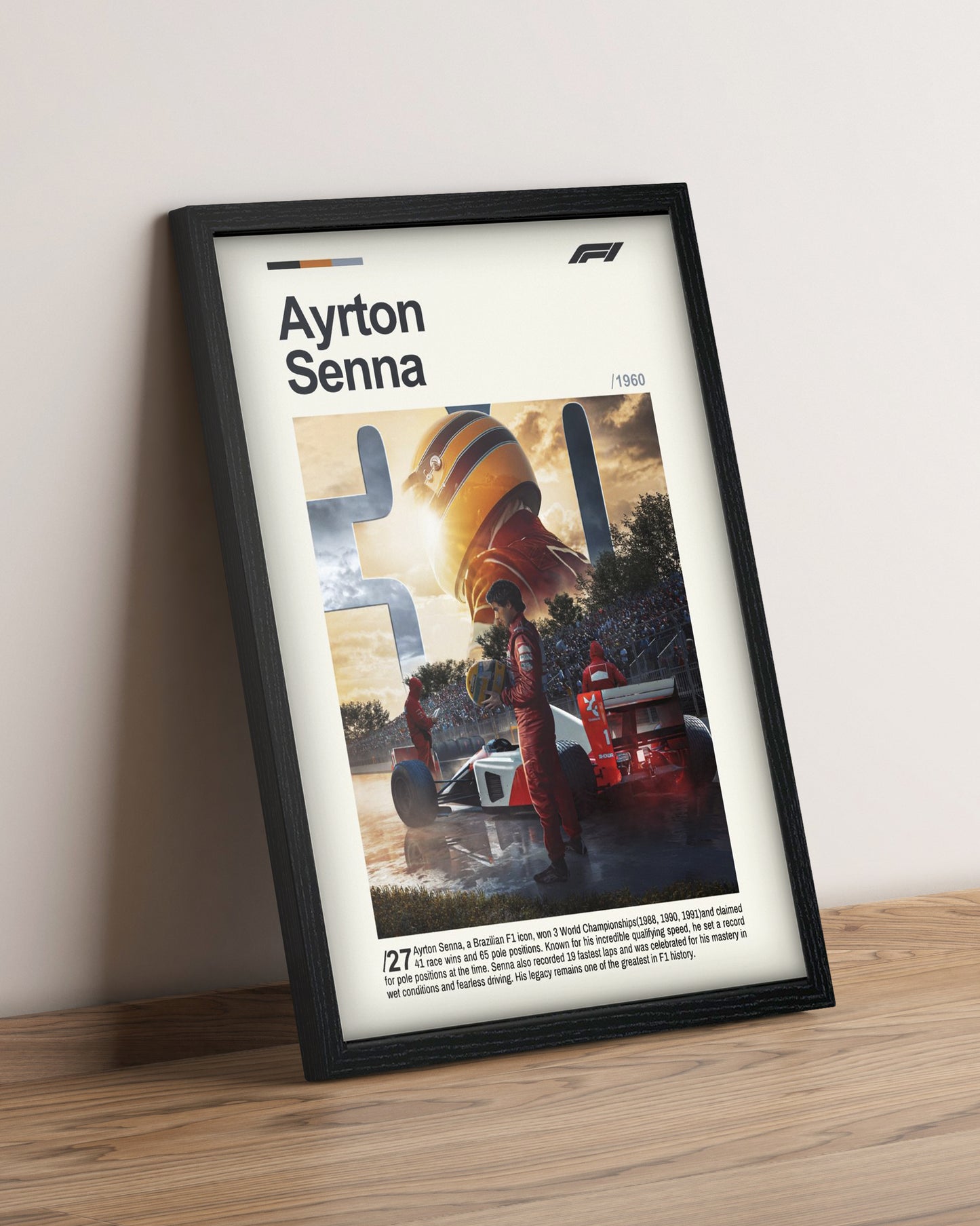 Ayrton Senna - Cuadro Formula 1 #4