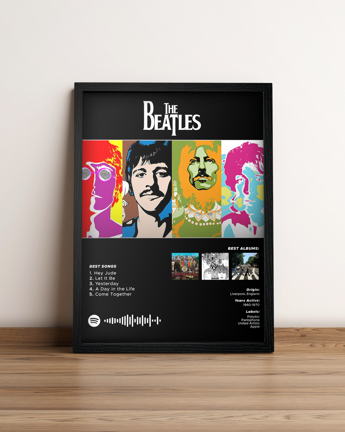 The Beatles - Cuadro Artista