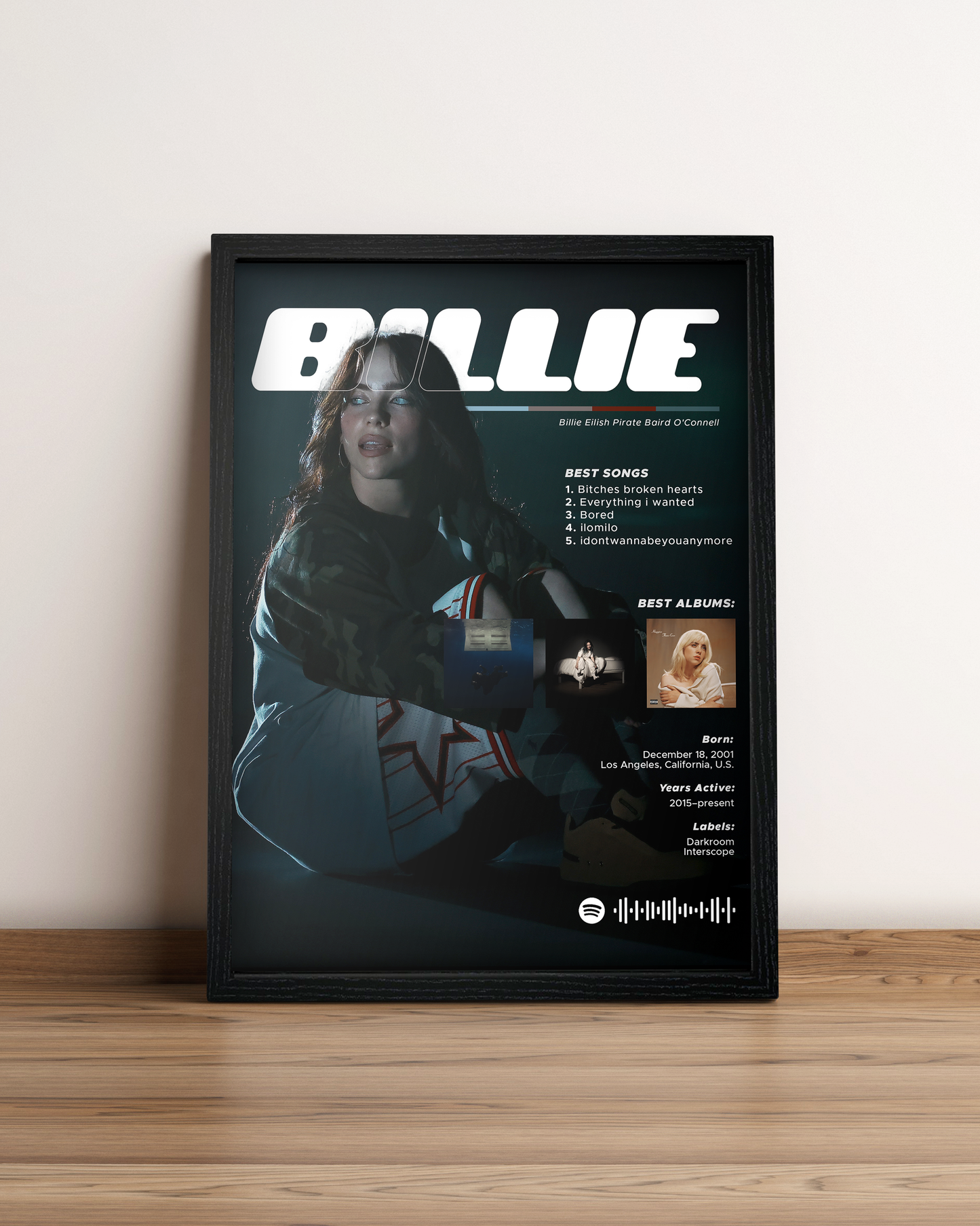Billie Eilish - Cuadro Artista #8