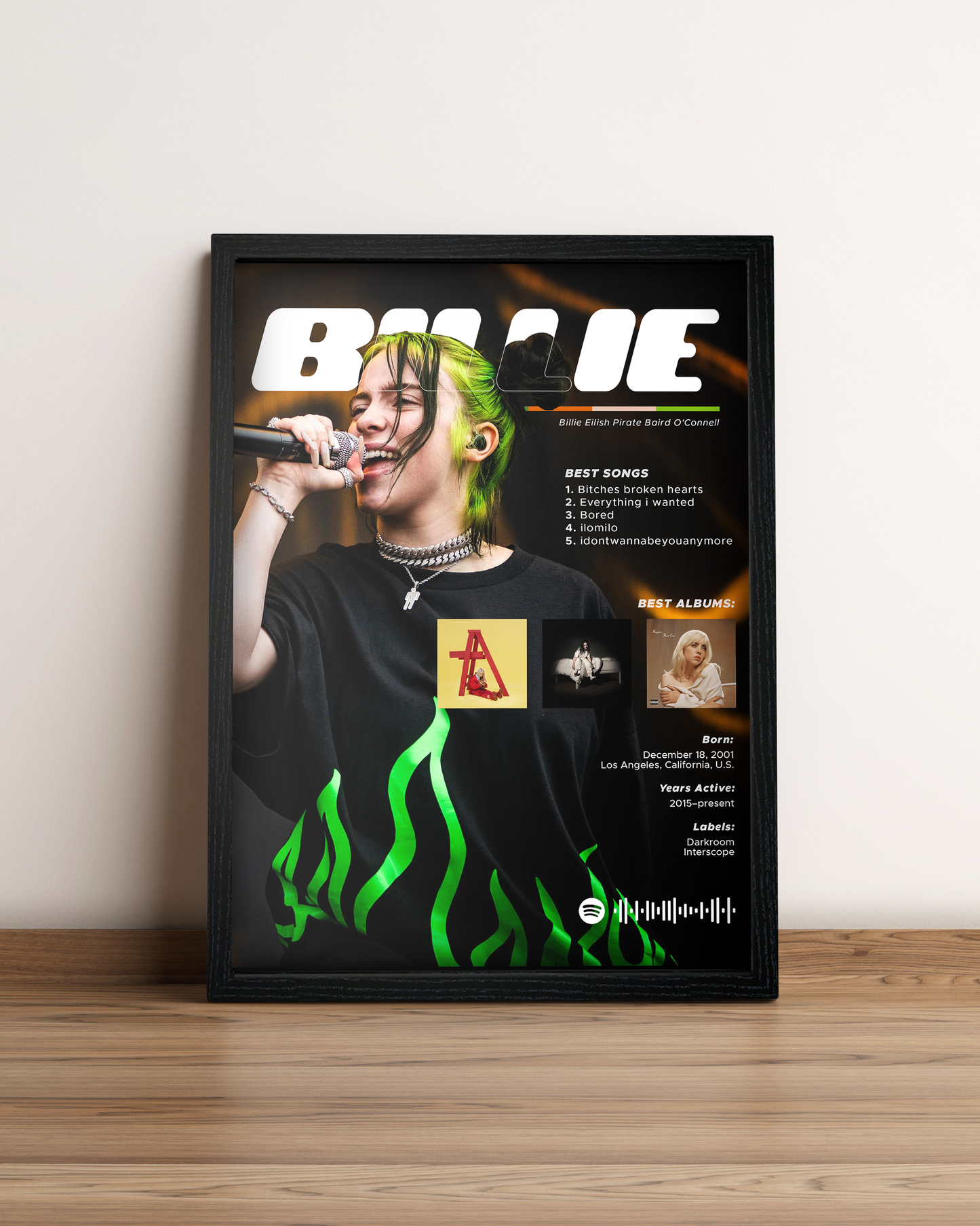 Billie Eilish - Cuadro Artista #5