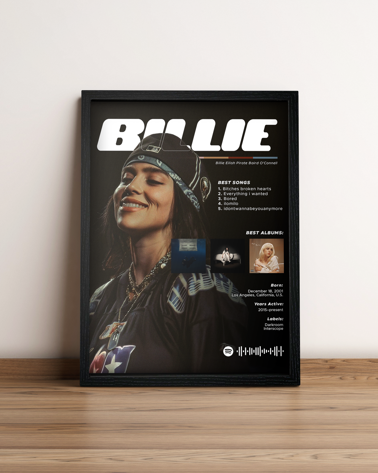 Billie Eilish - Cuadro Artista #6