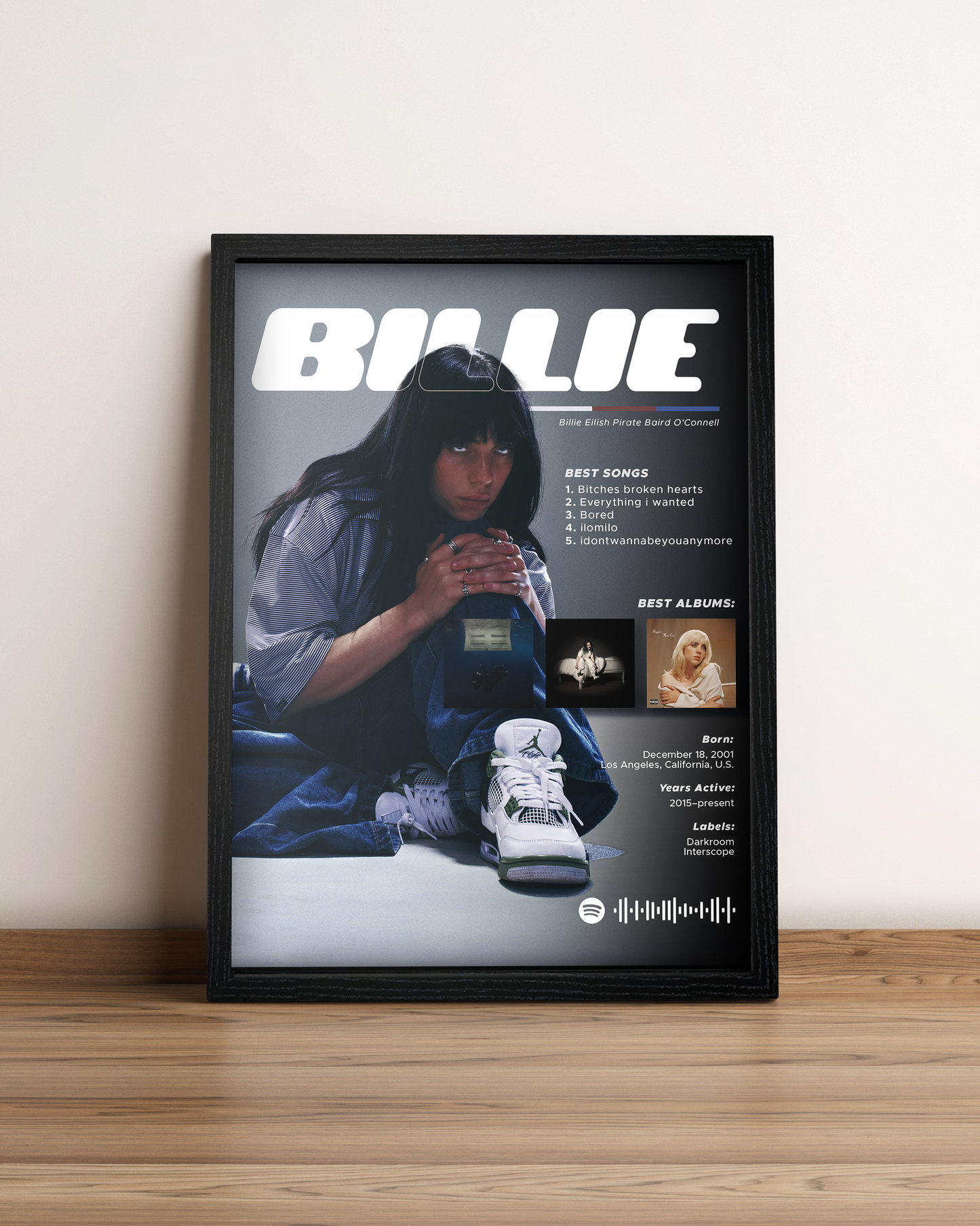 Billie Eilish - Cuadro Artista #7