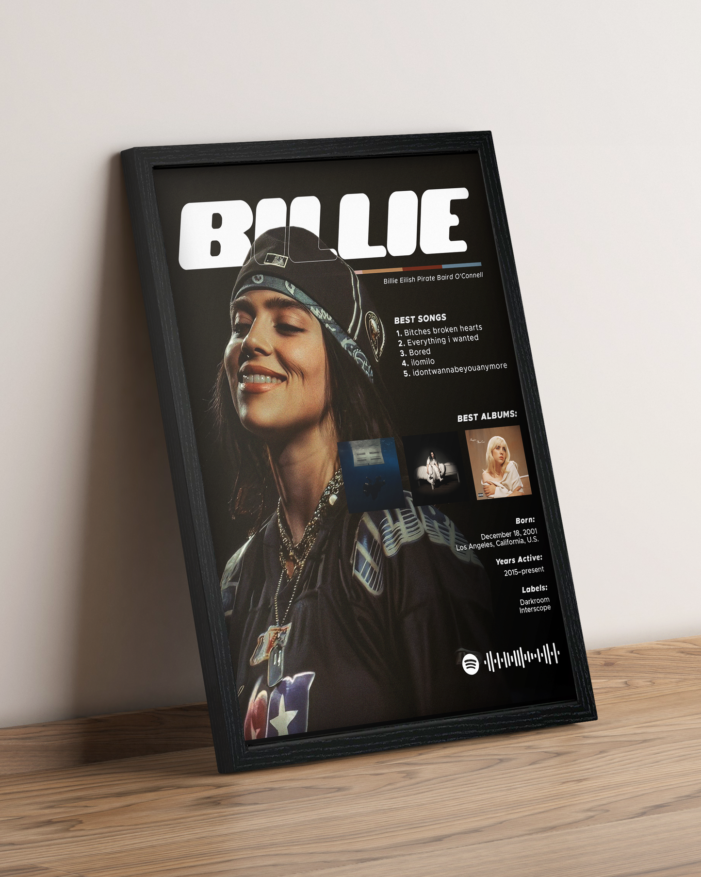 Billie Eilish - Cuadro Artista #6