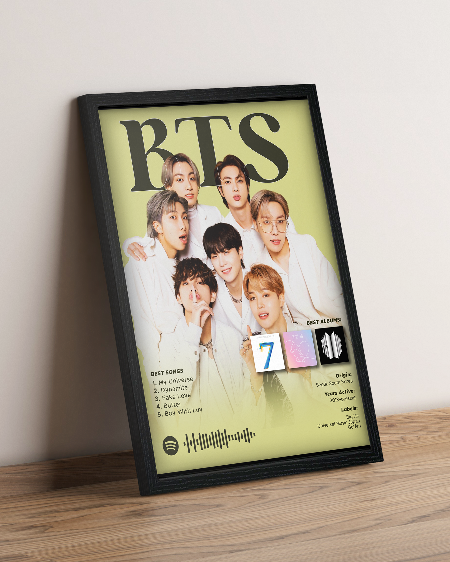 BTS - Cuadro Artista
