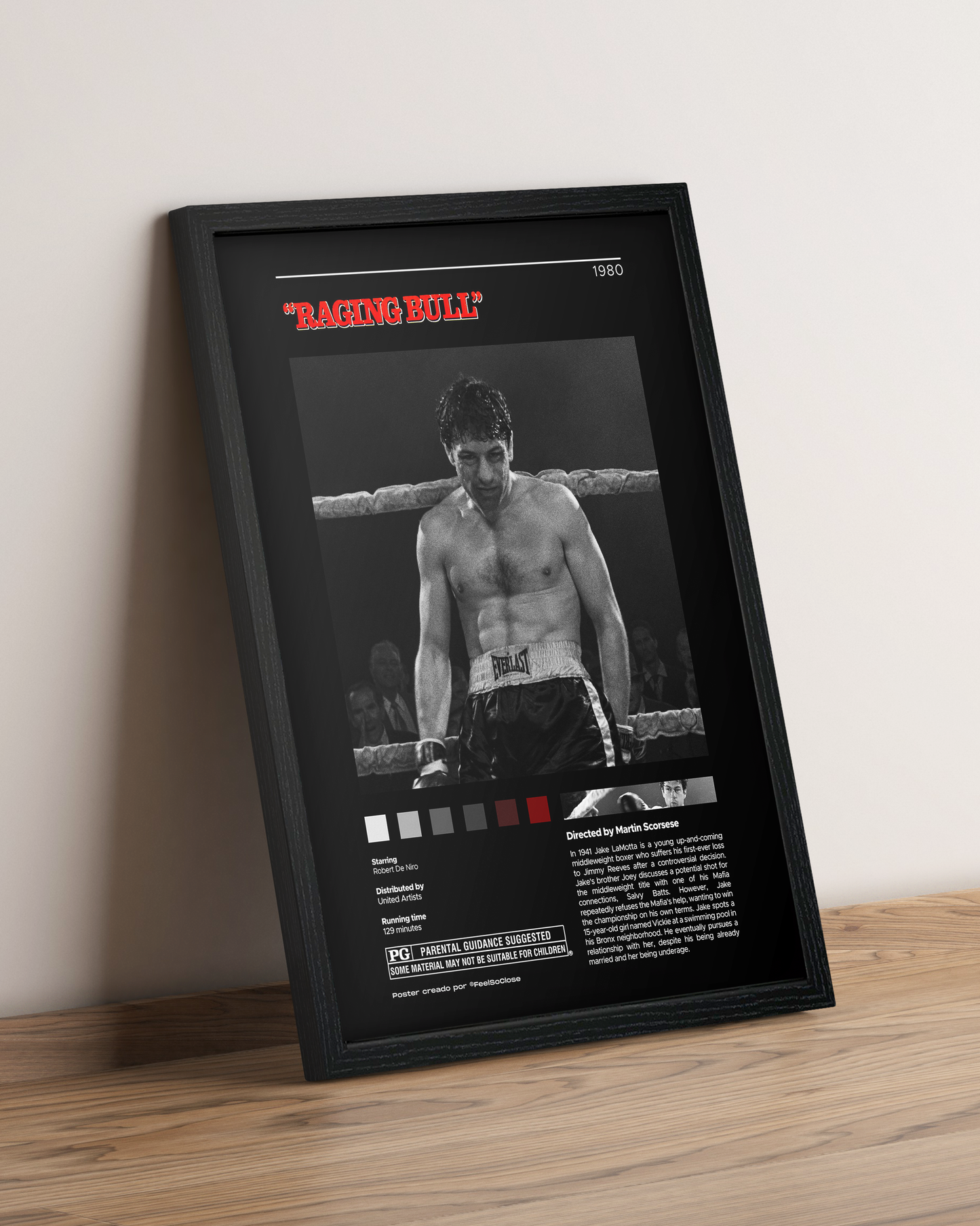 Toro Salvaje - Cuadro Película