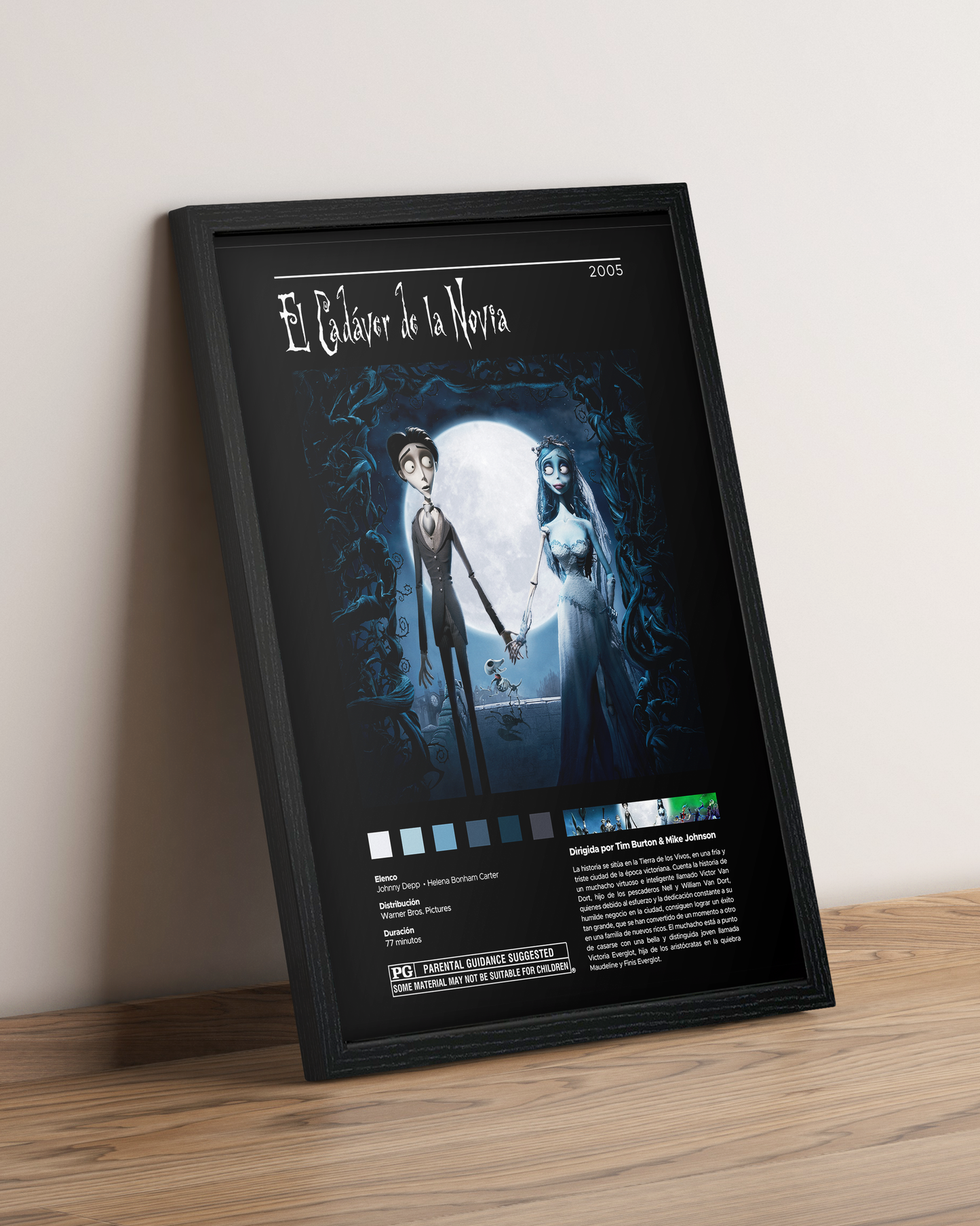 El cadáver de la novia - Cuadro Película
