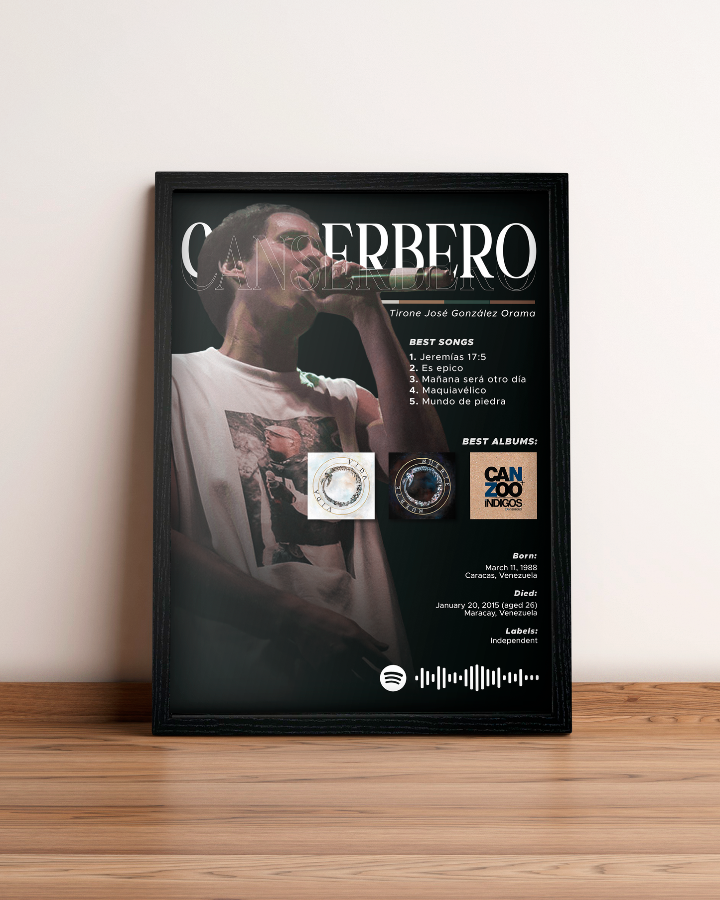 Canserbero - Cuadro Artista