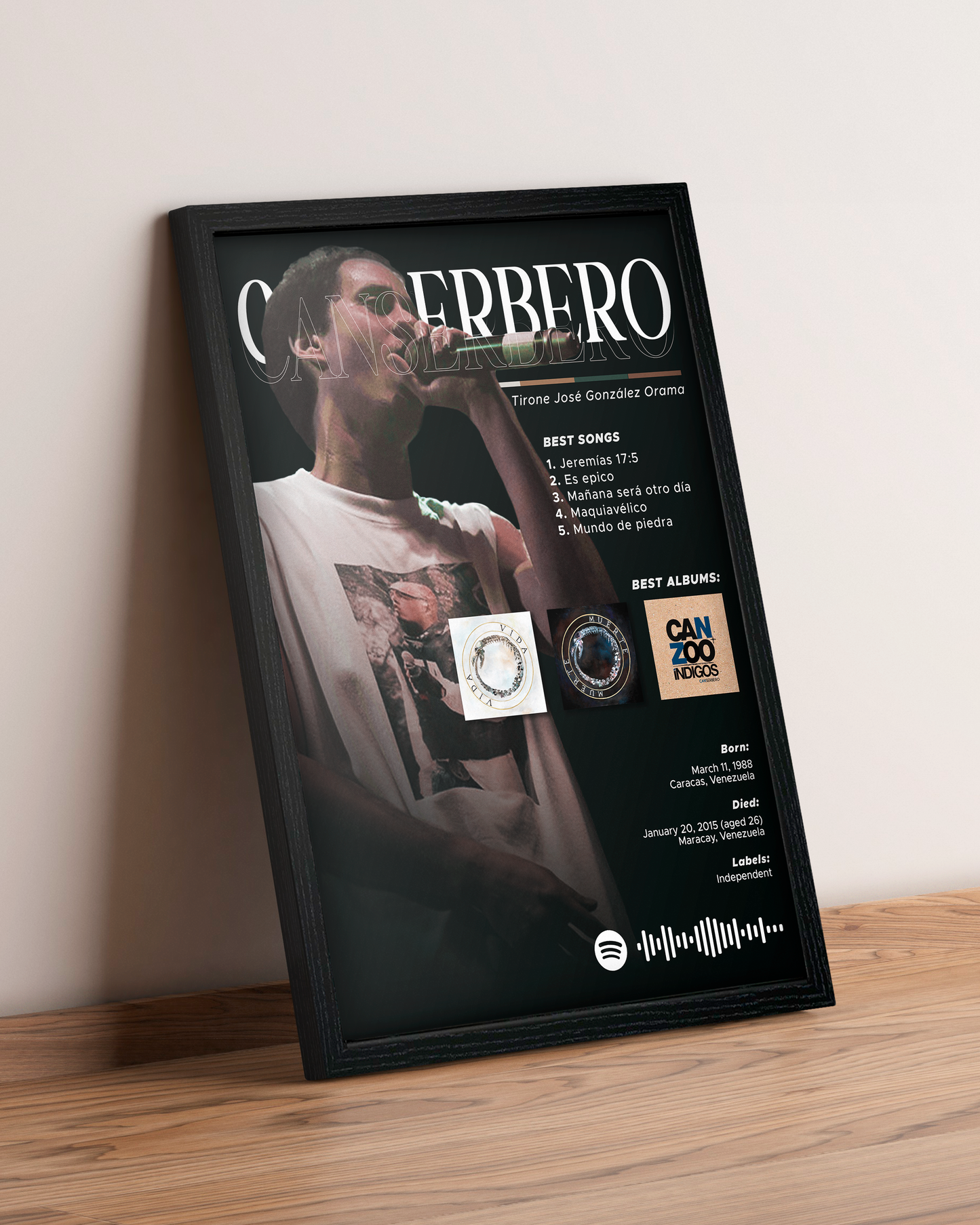 Canserbero - Cuadro Artista