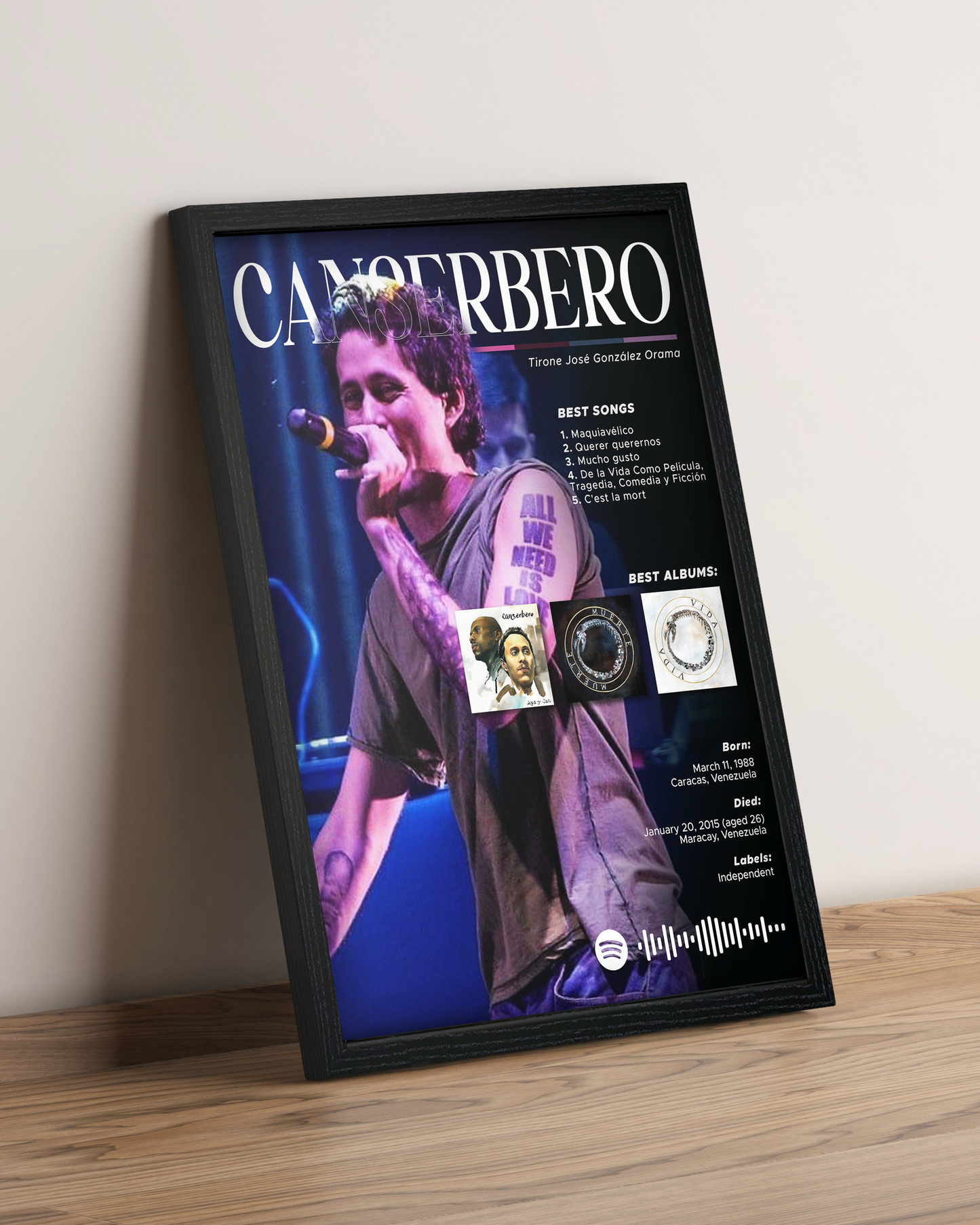 Canserbero - Cuadro Artista #4