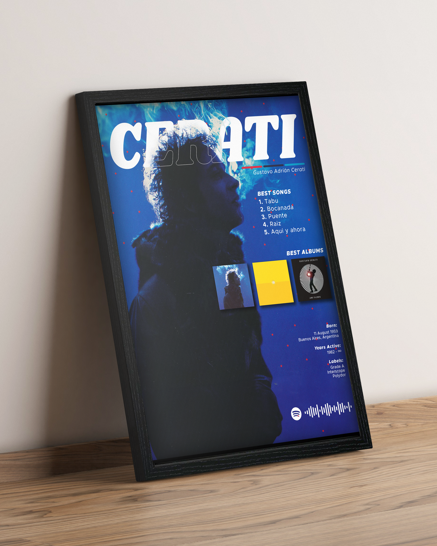 Gustavo Cerati - Cuadro Artista #3