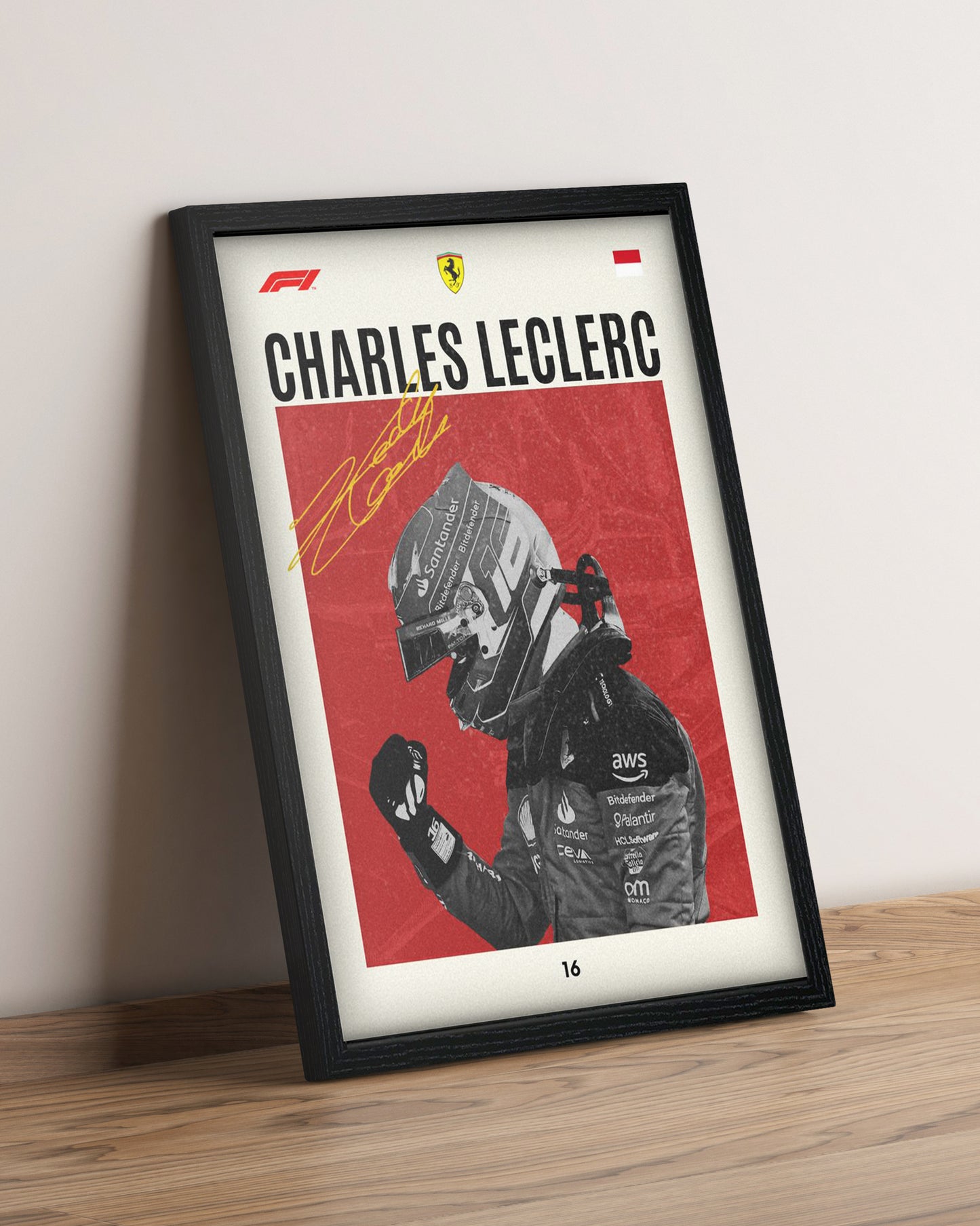 Charles Lecrerc - Cuadro Formula 1 #4