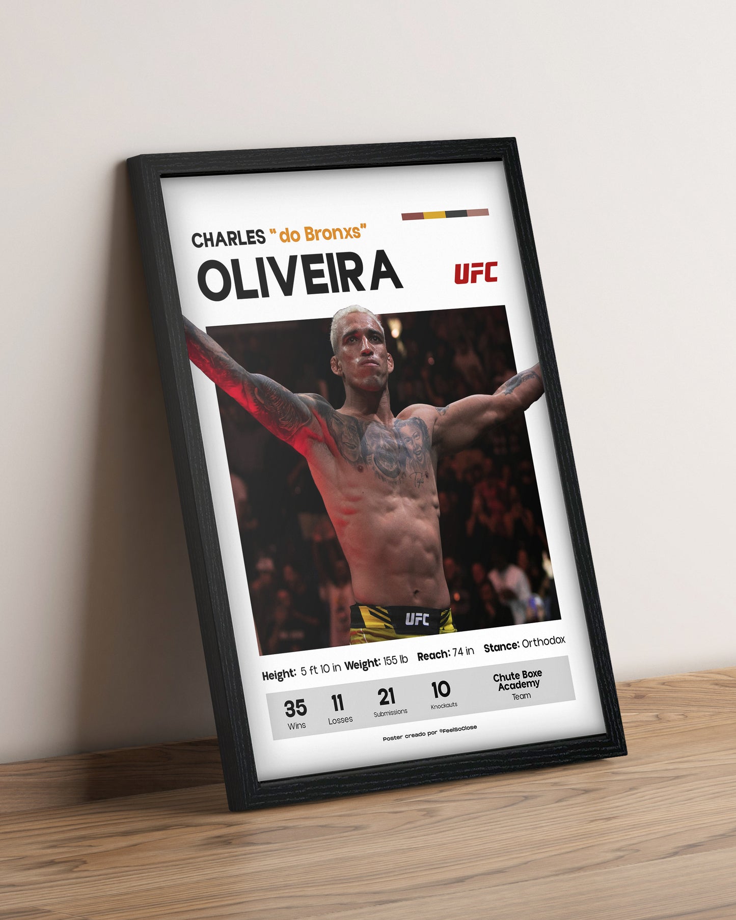 Charles Oliveira - Cuadro Deportista #3