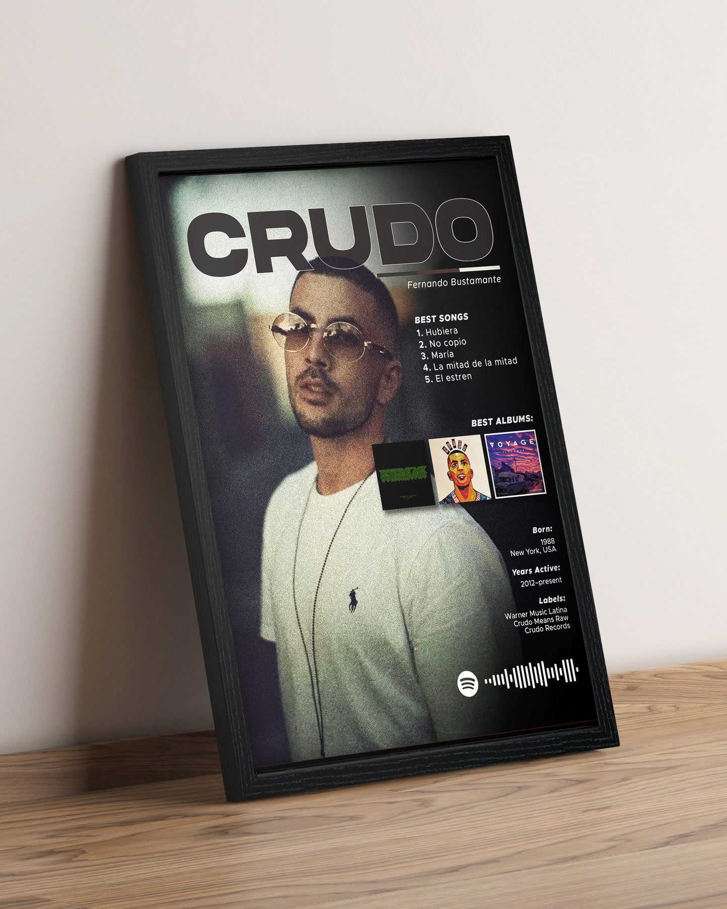 Crudo Means Raw - Cuadro Artista