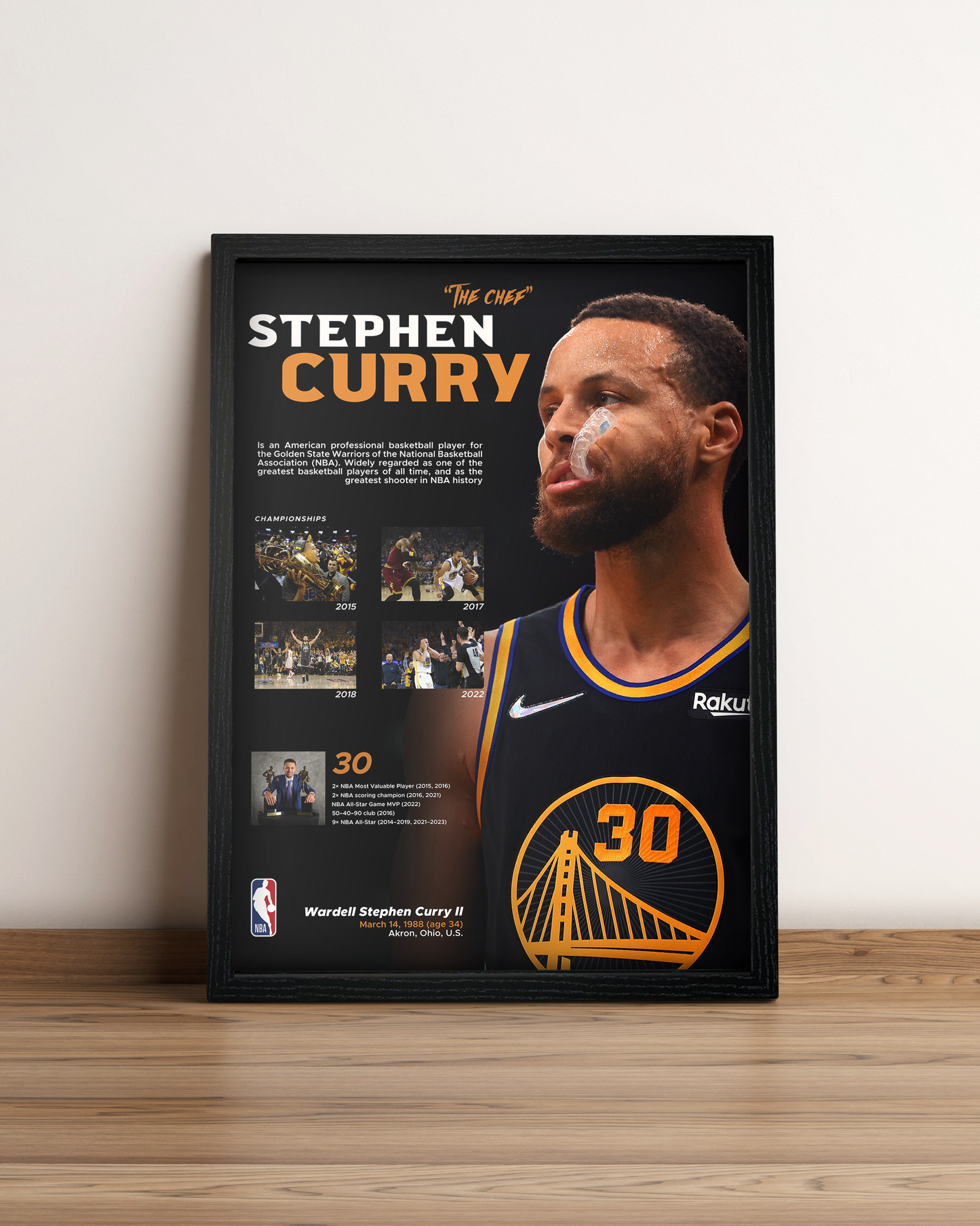Stephen Curry - Cuadro Deportista #3
