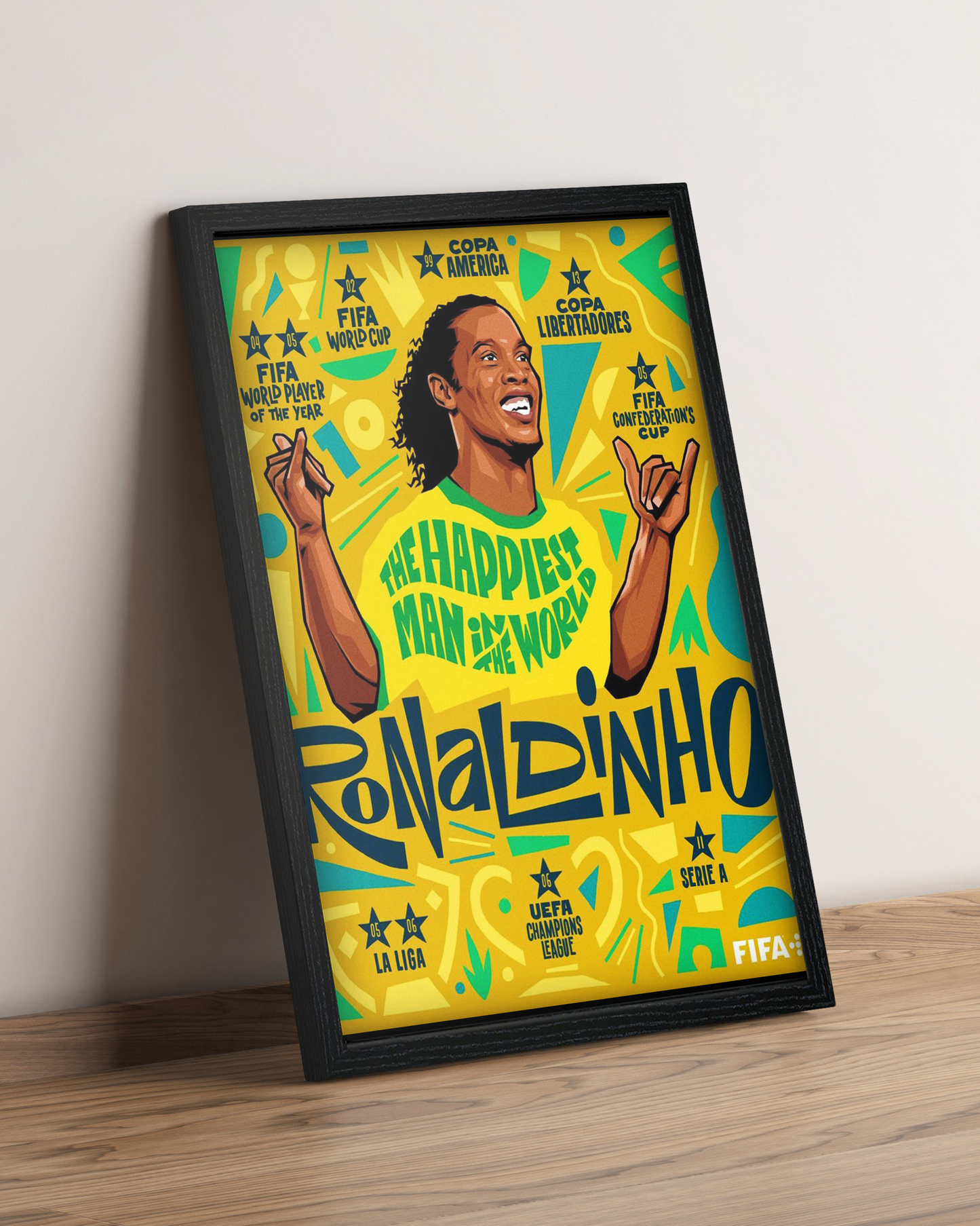 Ronaldiño - Cuadro Deportista #9