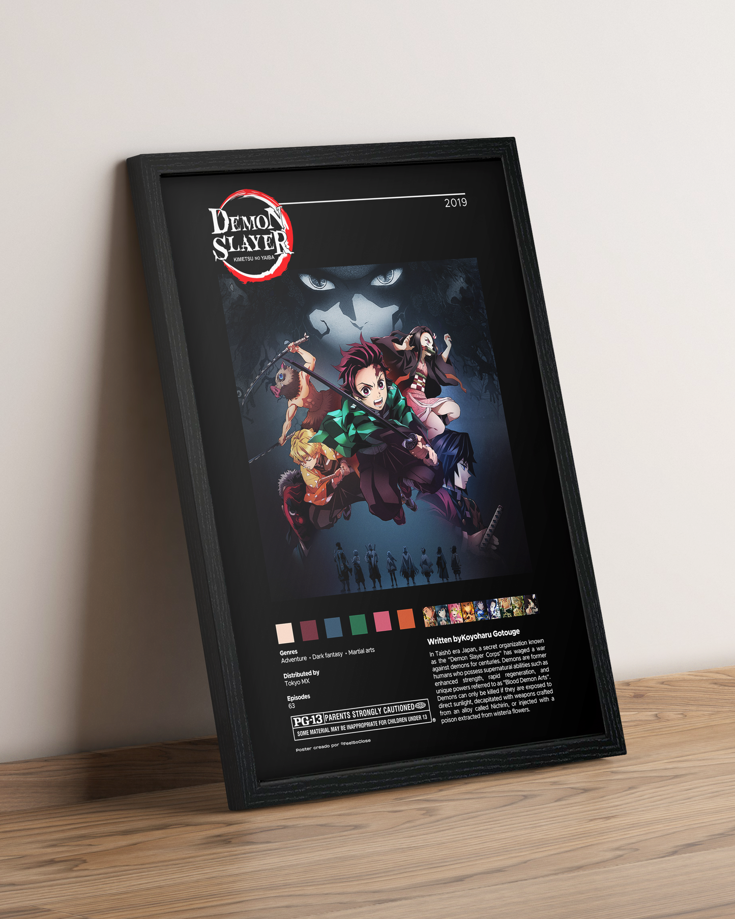 Demon Slayer - Cuadro Anime