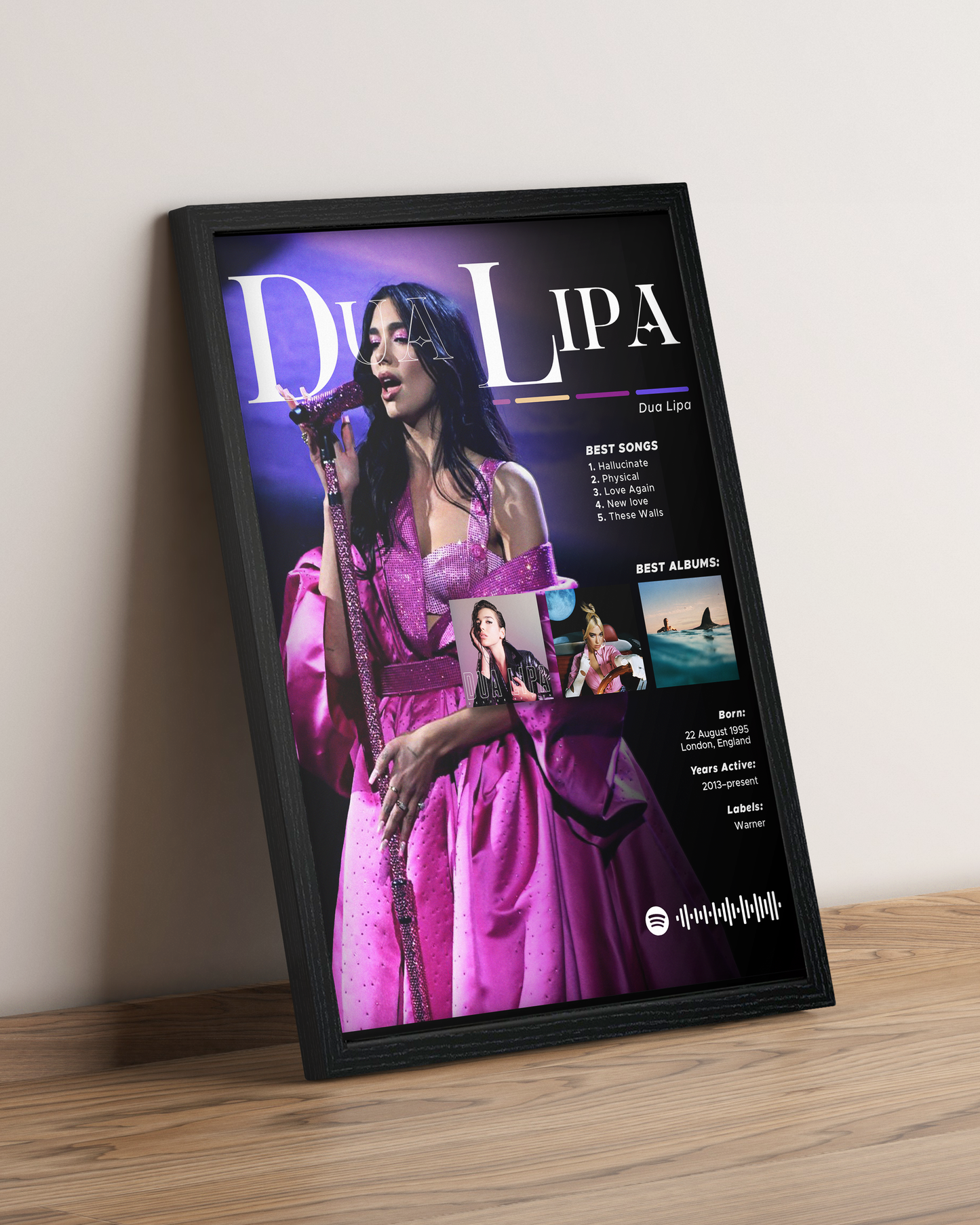 Dua Lipa - Cuadro Artista #2