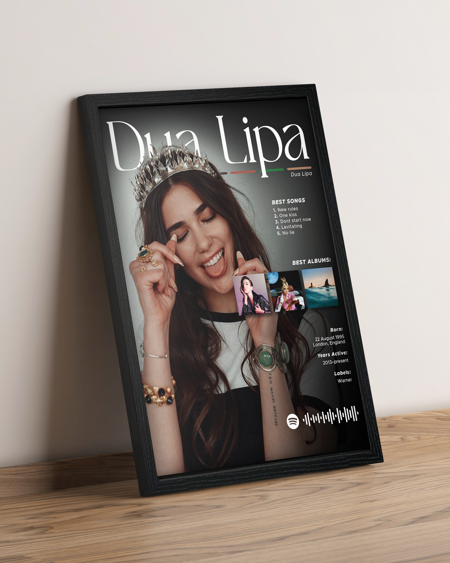 Dua Lipa - Cuadro Artista #3