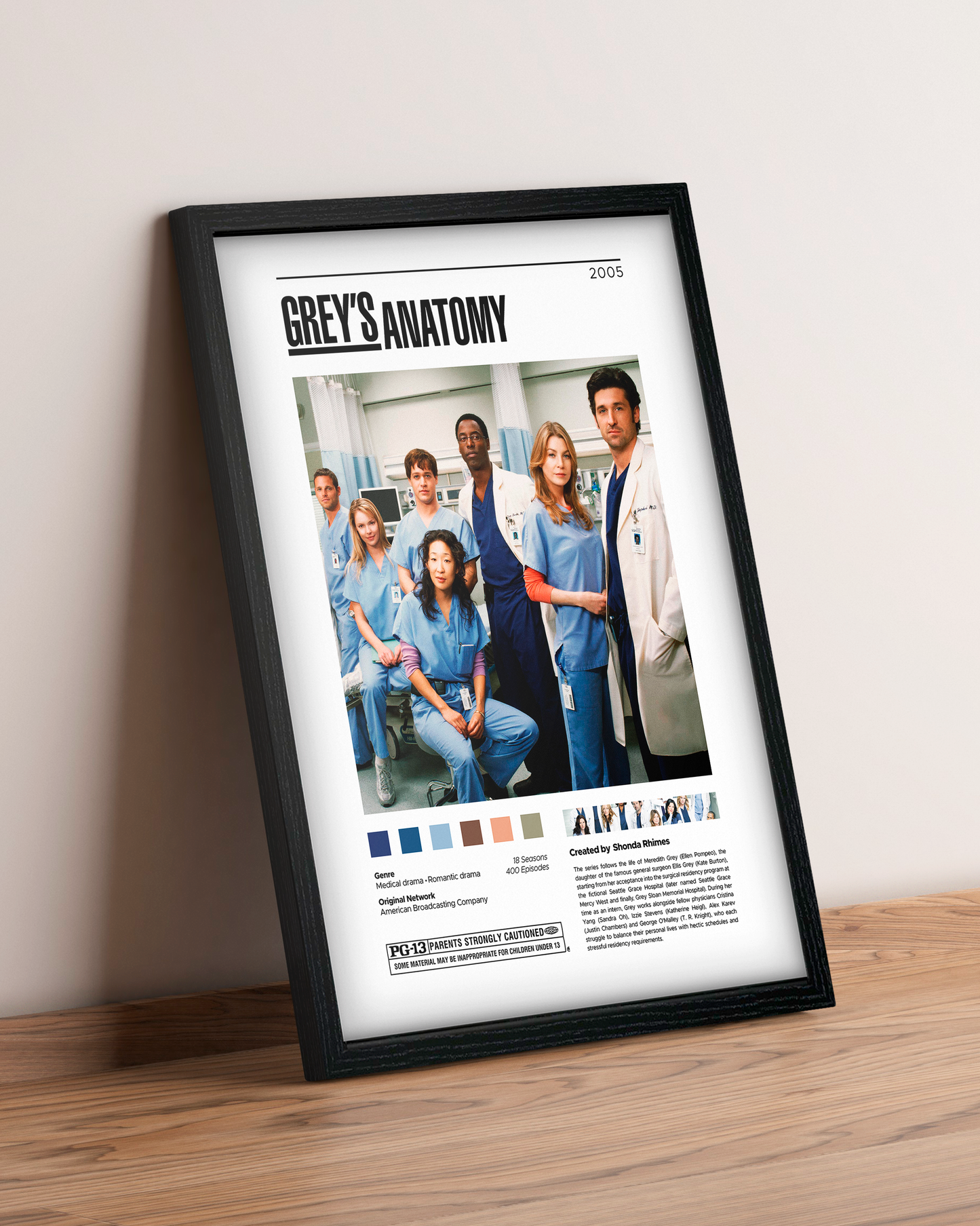 Grey's Anatomy - Cuadro Serie
