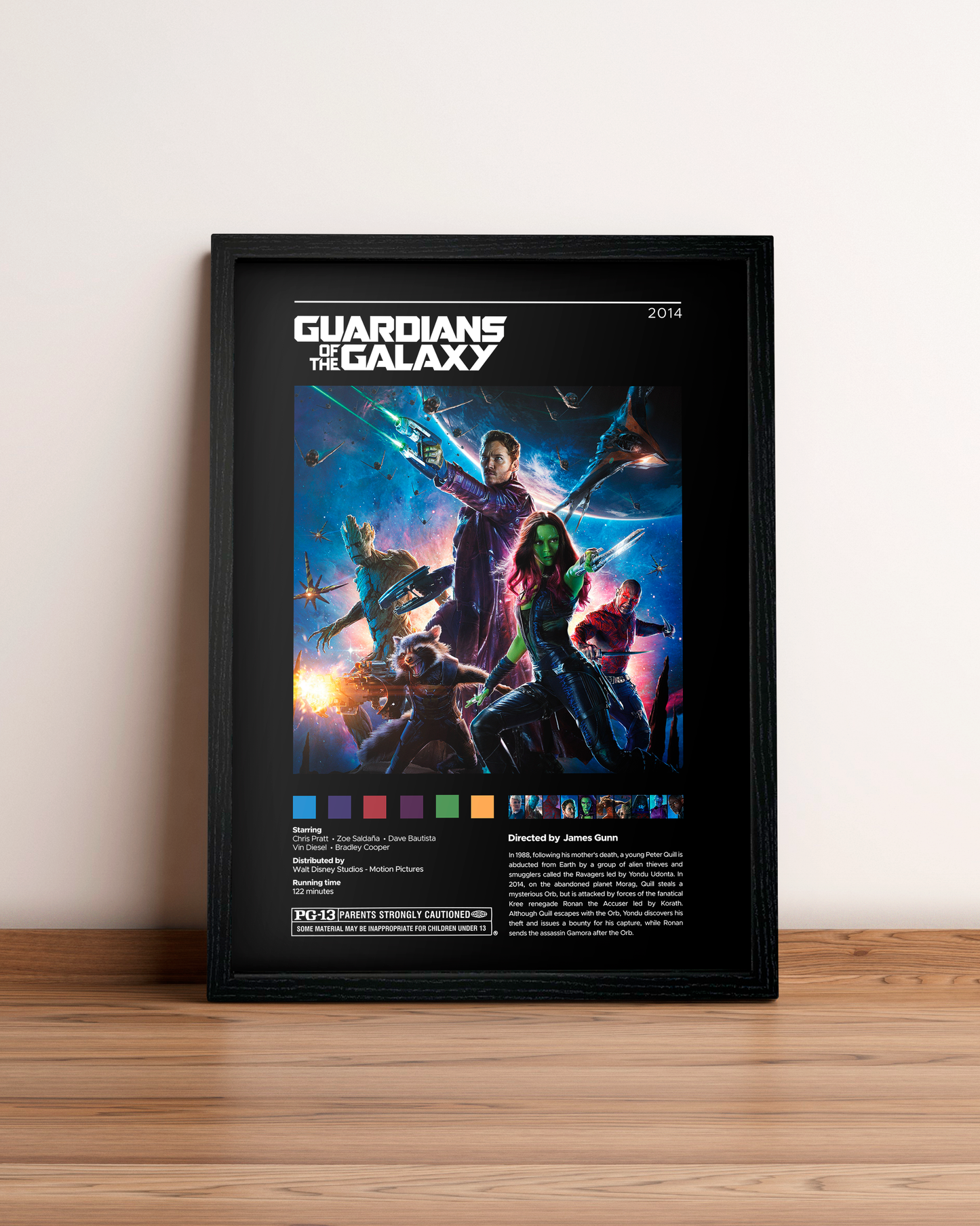 Guardianes de la Galaxia - Cuadro Película