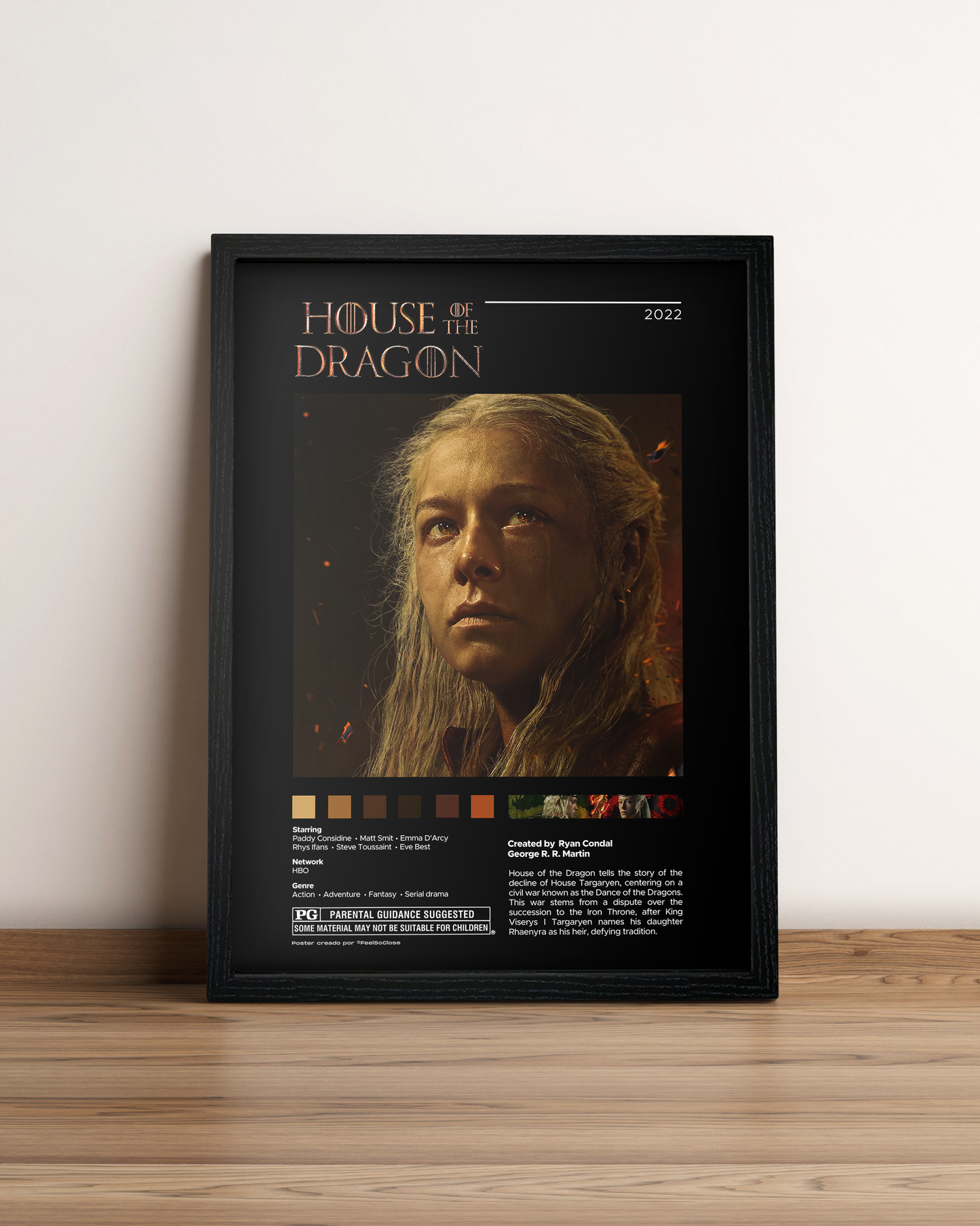 House of the Dragon - Cuadro Serie #3