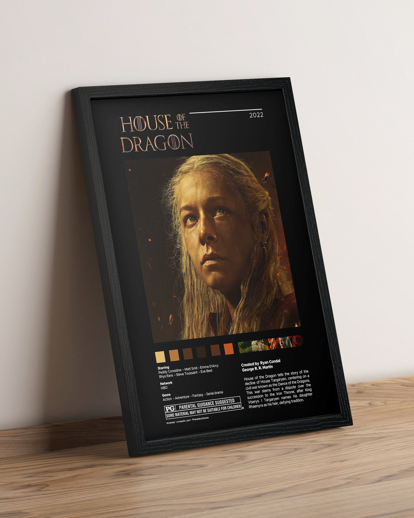 House of the Dragon - Cuadro Serie #3