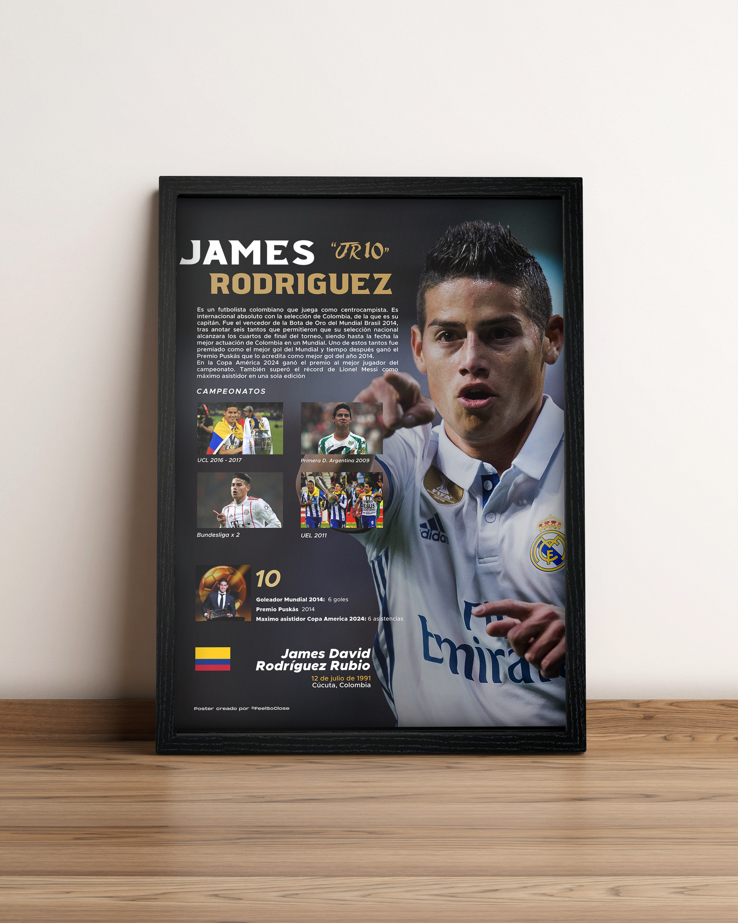 James Rodríguez - Cuadro Deportista #6