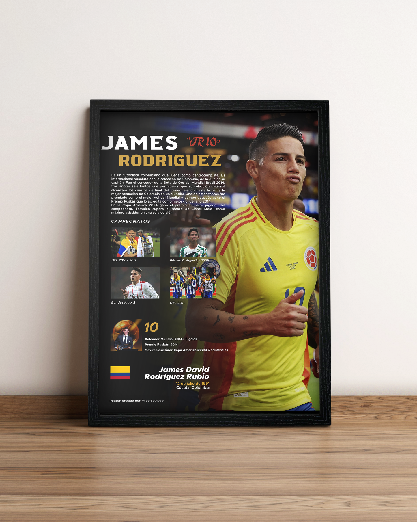 James Rodríguez - Cuadro Deportista #5