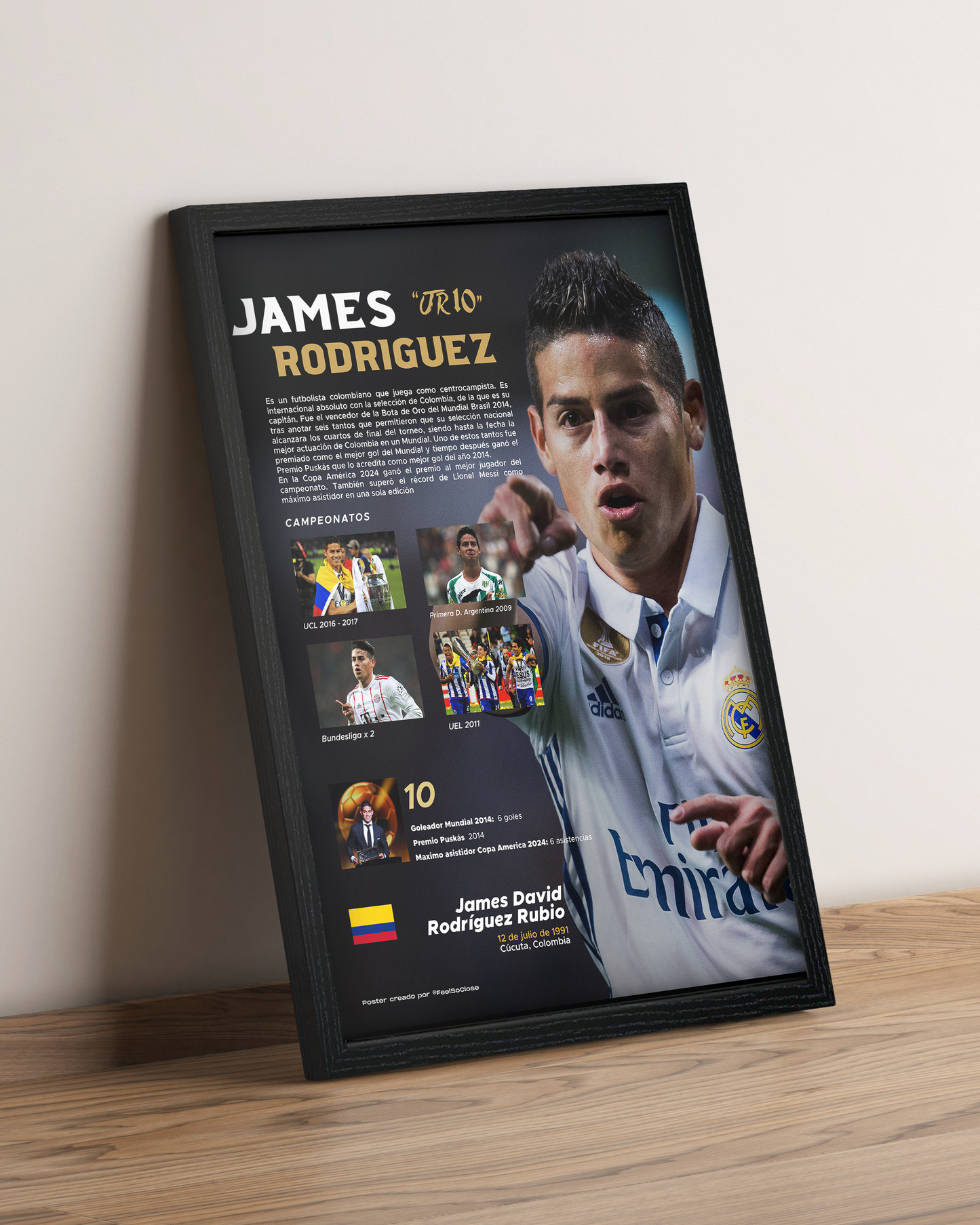 James Rodríguez - Cuadro Deportista #6