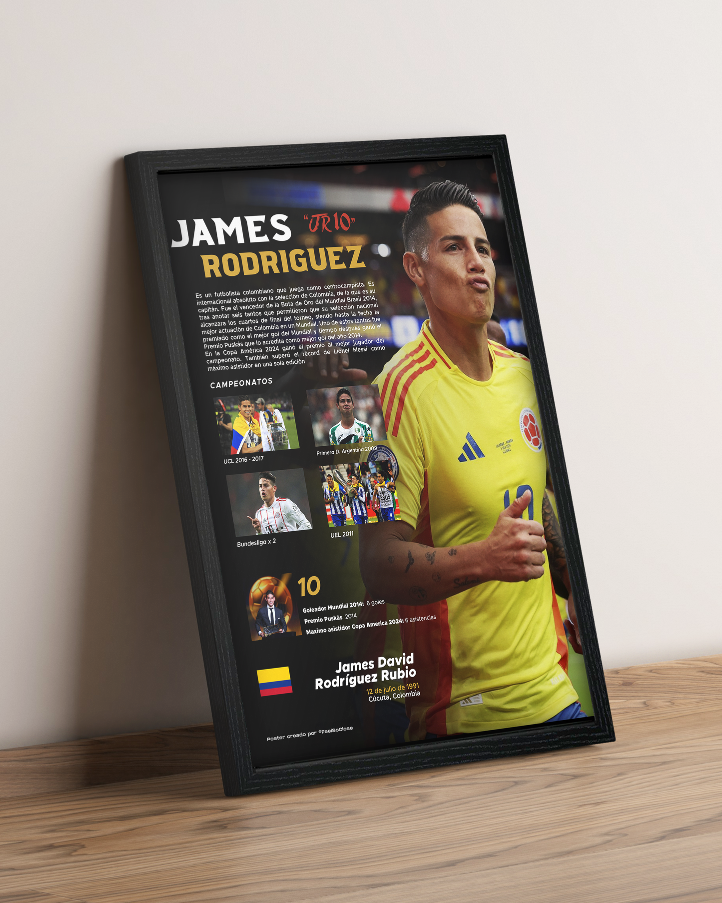 James Rodríguez - Cuadro Deportista #5