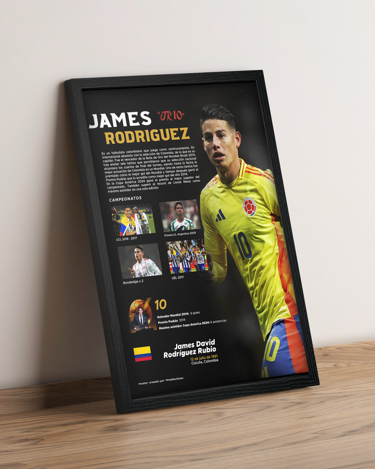 James Rodríguez - Cuadro Deportista #10