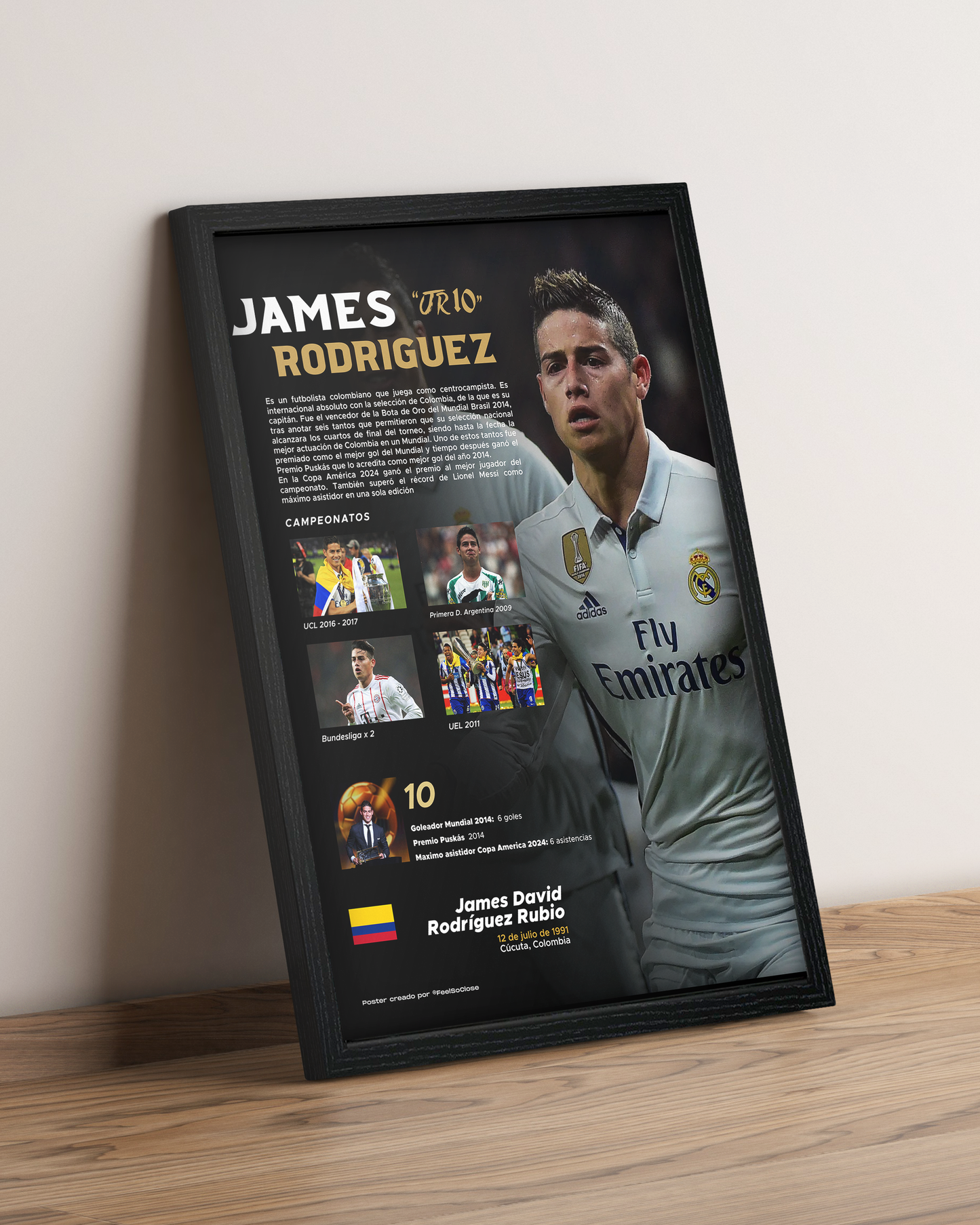 James Rodríguez - Cuadro Deportista #8