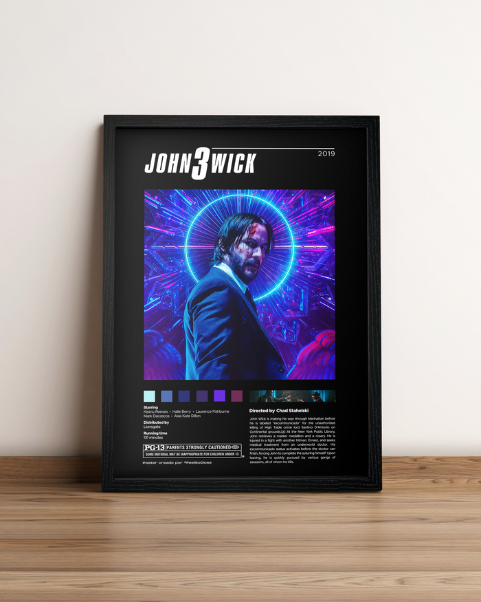 John Wick 3 - Cuadro Película