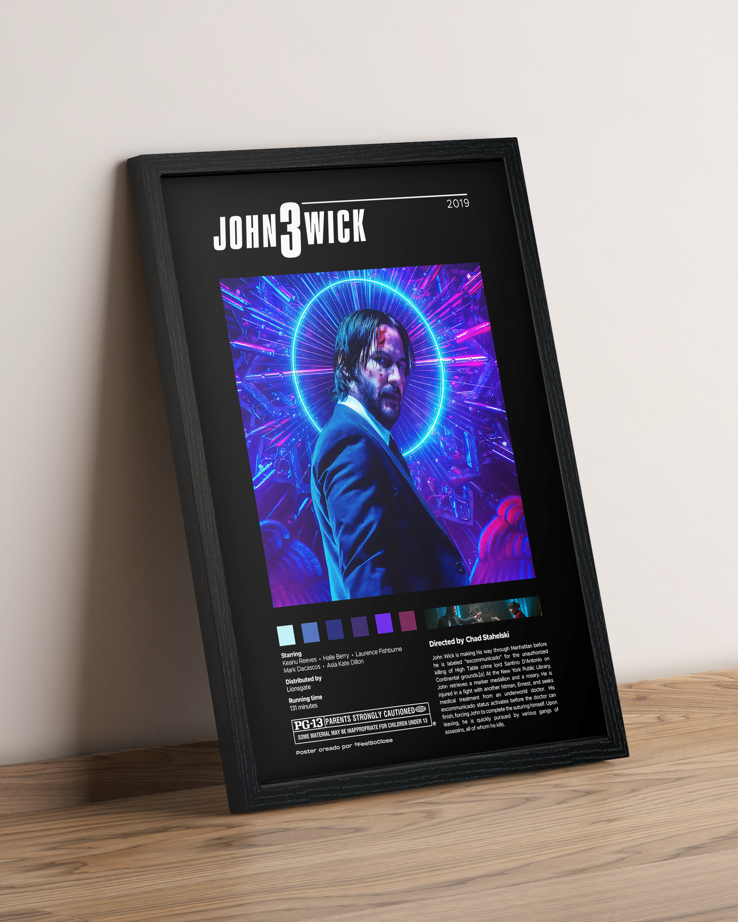 Jhon Wick 3 - Cuadro Película