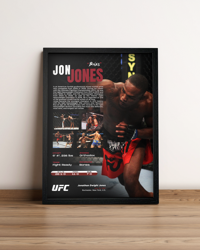 Jon Jones - Cuadro Deportista #3