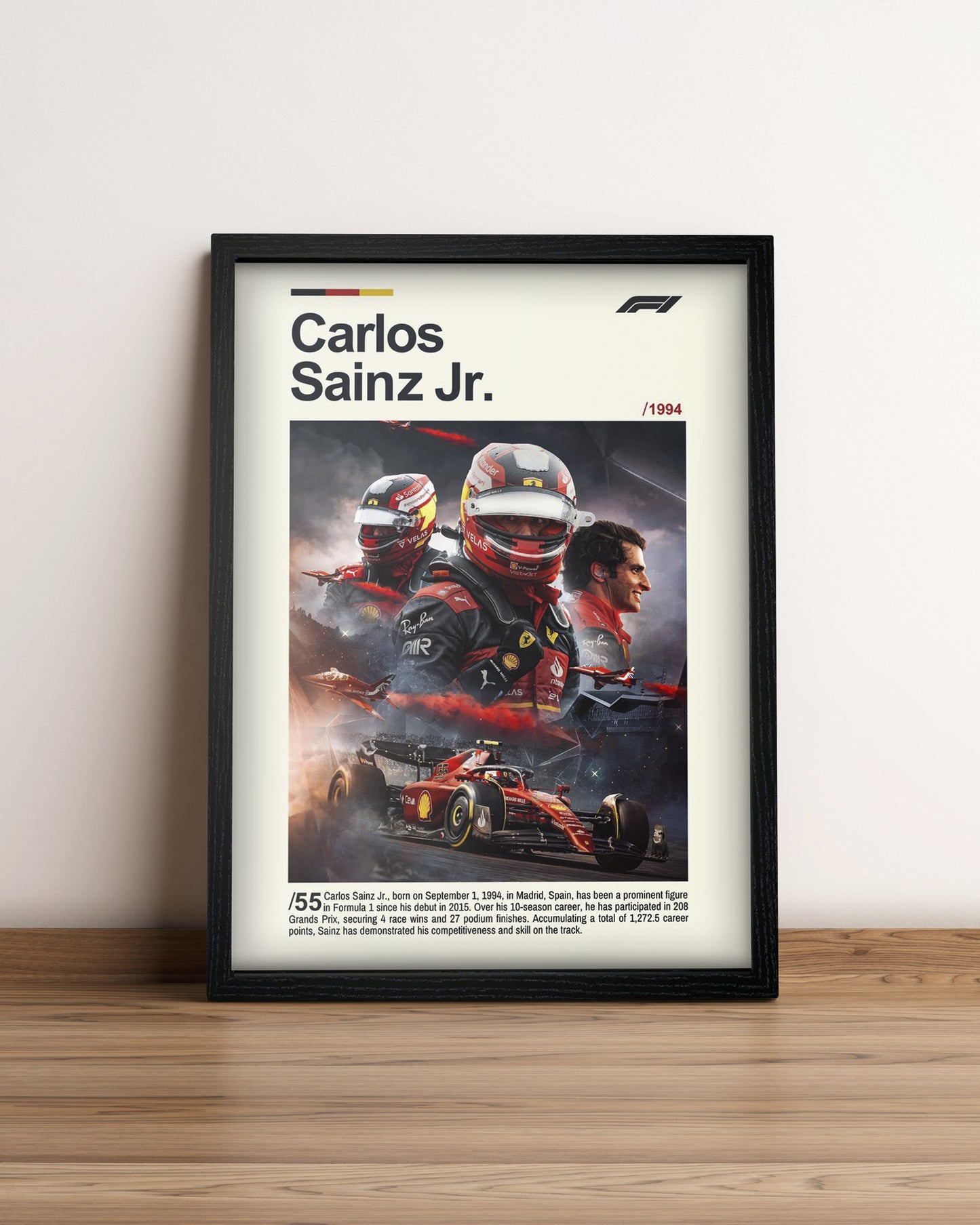 Carlos Sainz Jr. - Cuadro Formula 1 #3