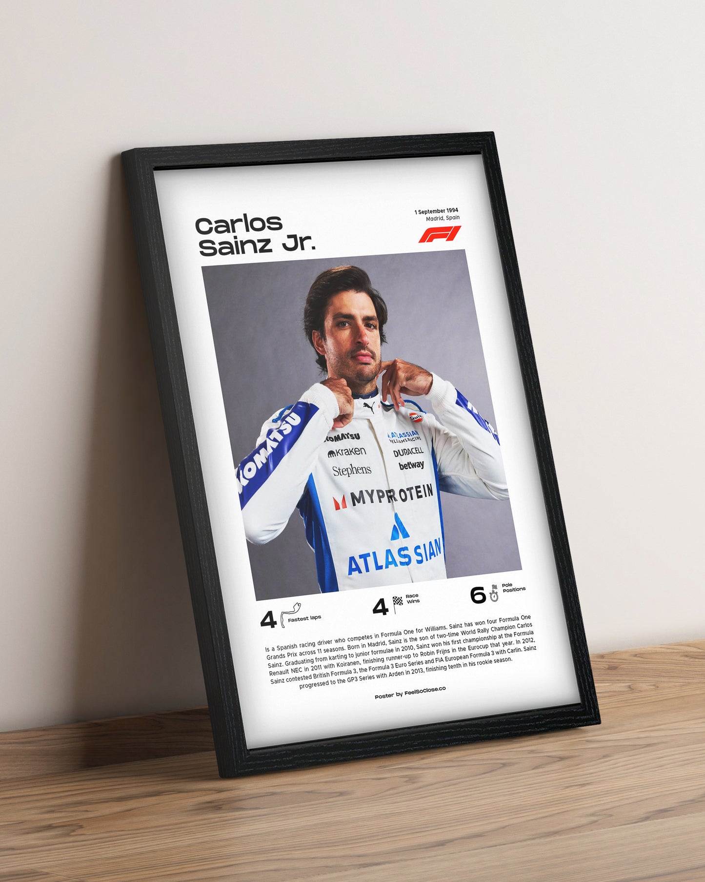 Carlos Sainz Jr. - Cuadro Formula 1 #2