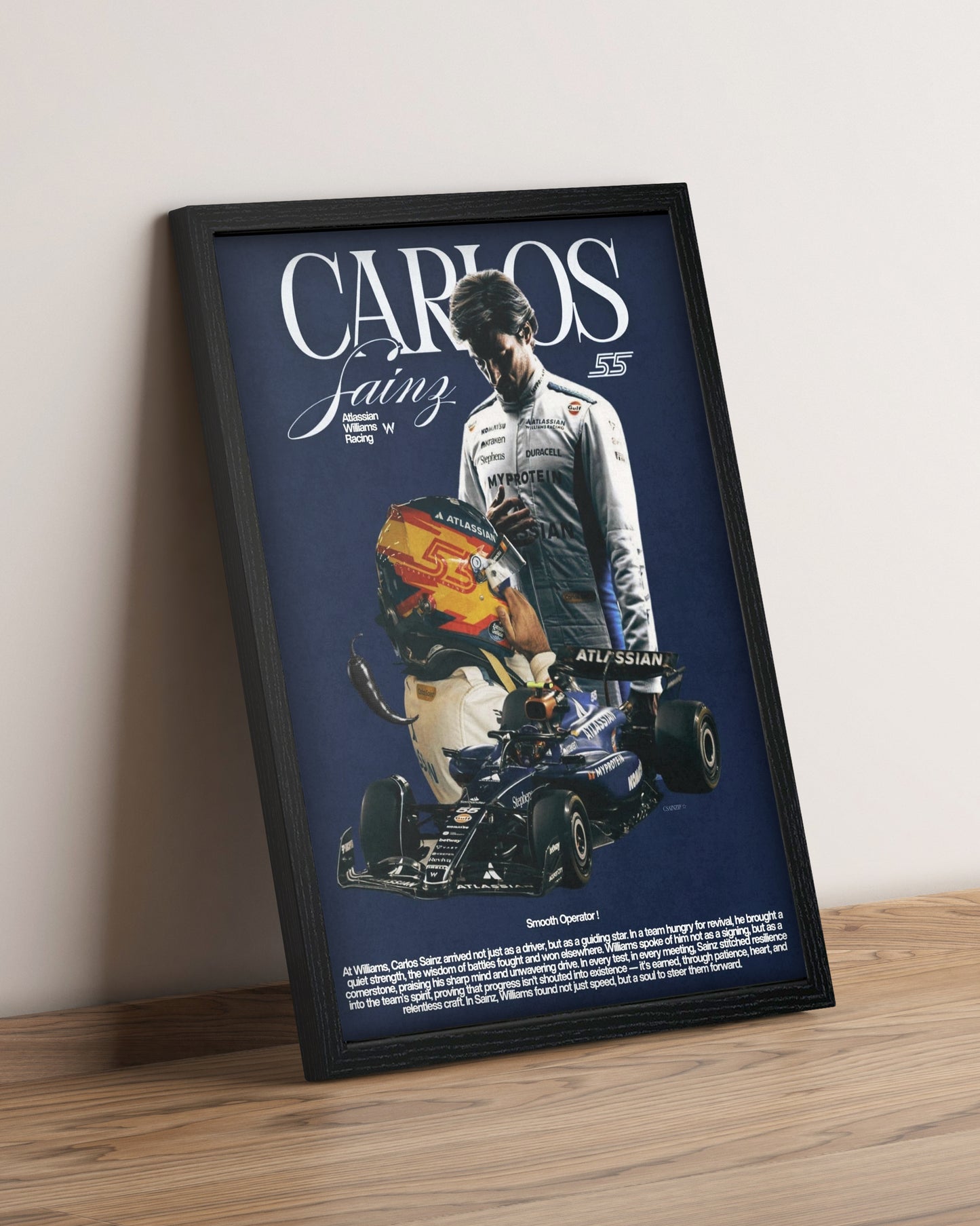 Carlos Sainz Jr. - Cuadro Formula 1 #4