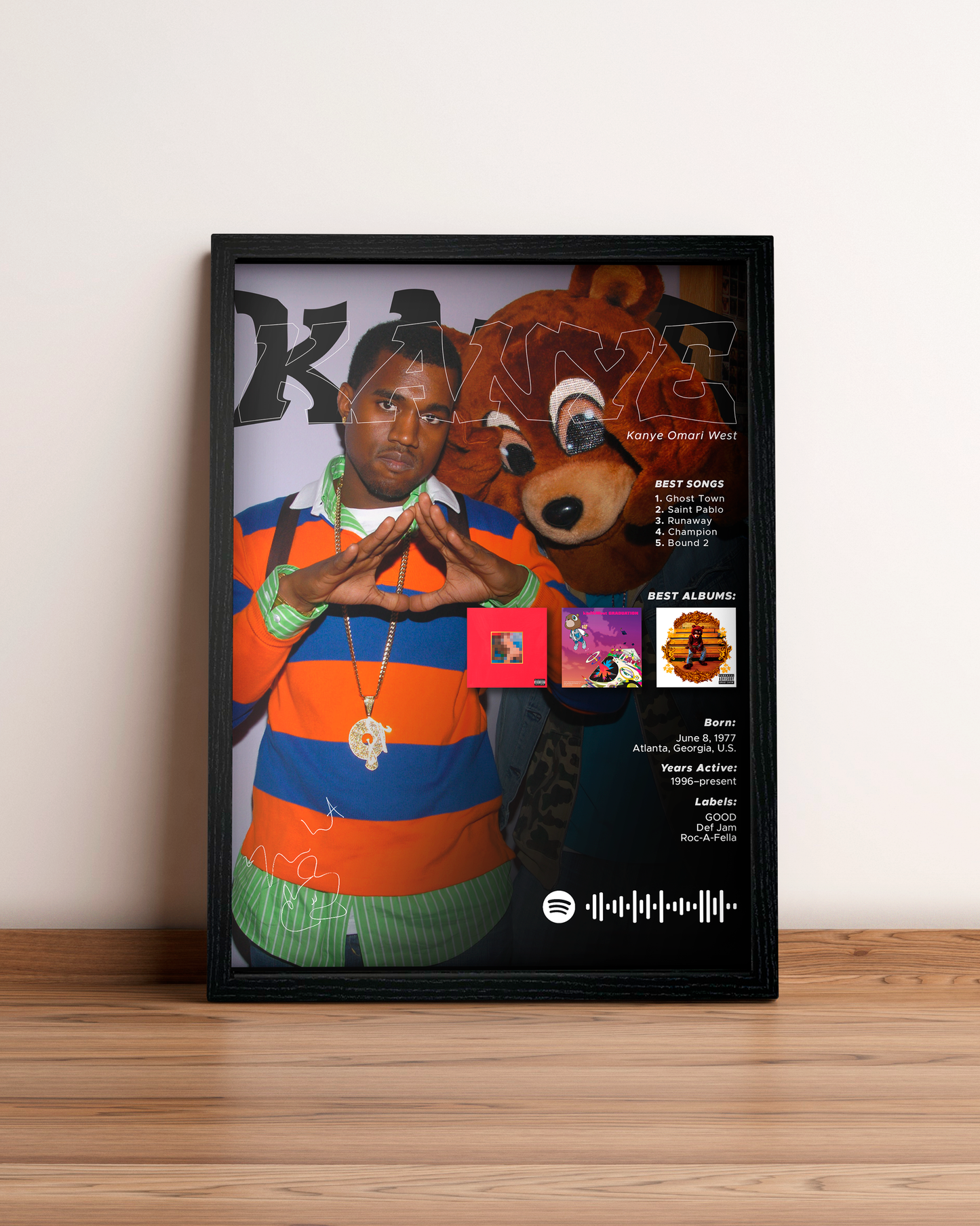 Kanye - Cuadro Artista #3
