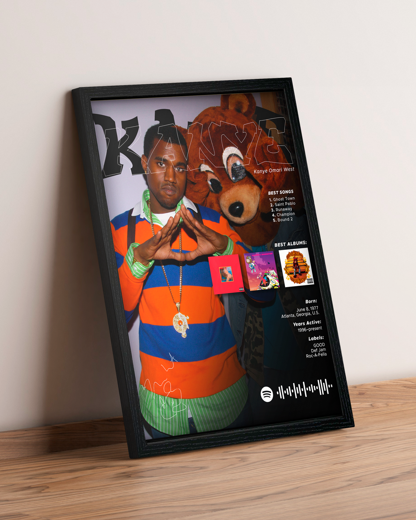 Kanye - Cuadro Artista #3