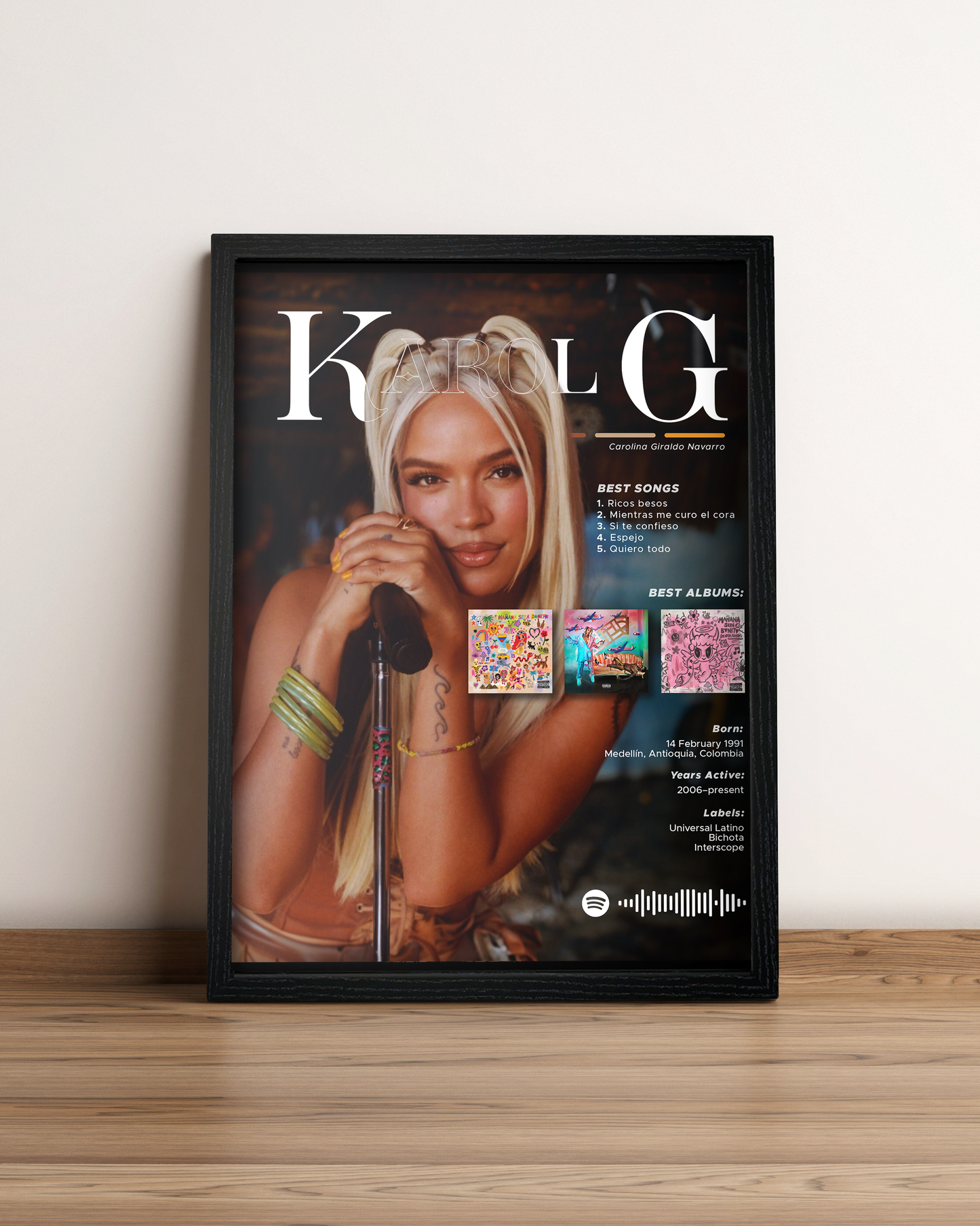 Karol G - Cuadro Artista #2