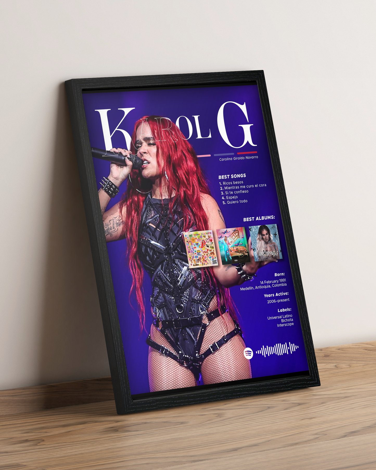 Karol G - Cuadro Artista #3
