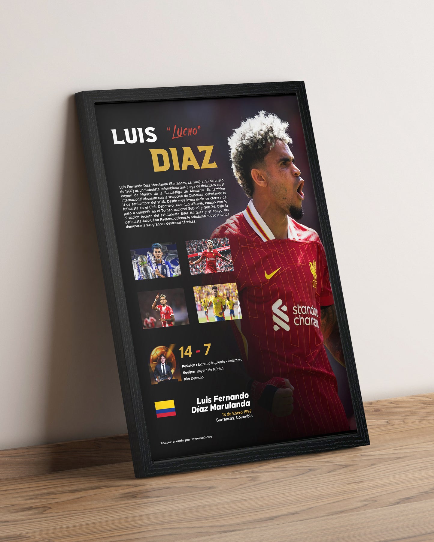 Luis Diaz - Cuadro Deportista #4