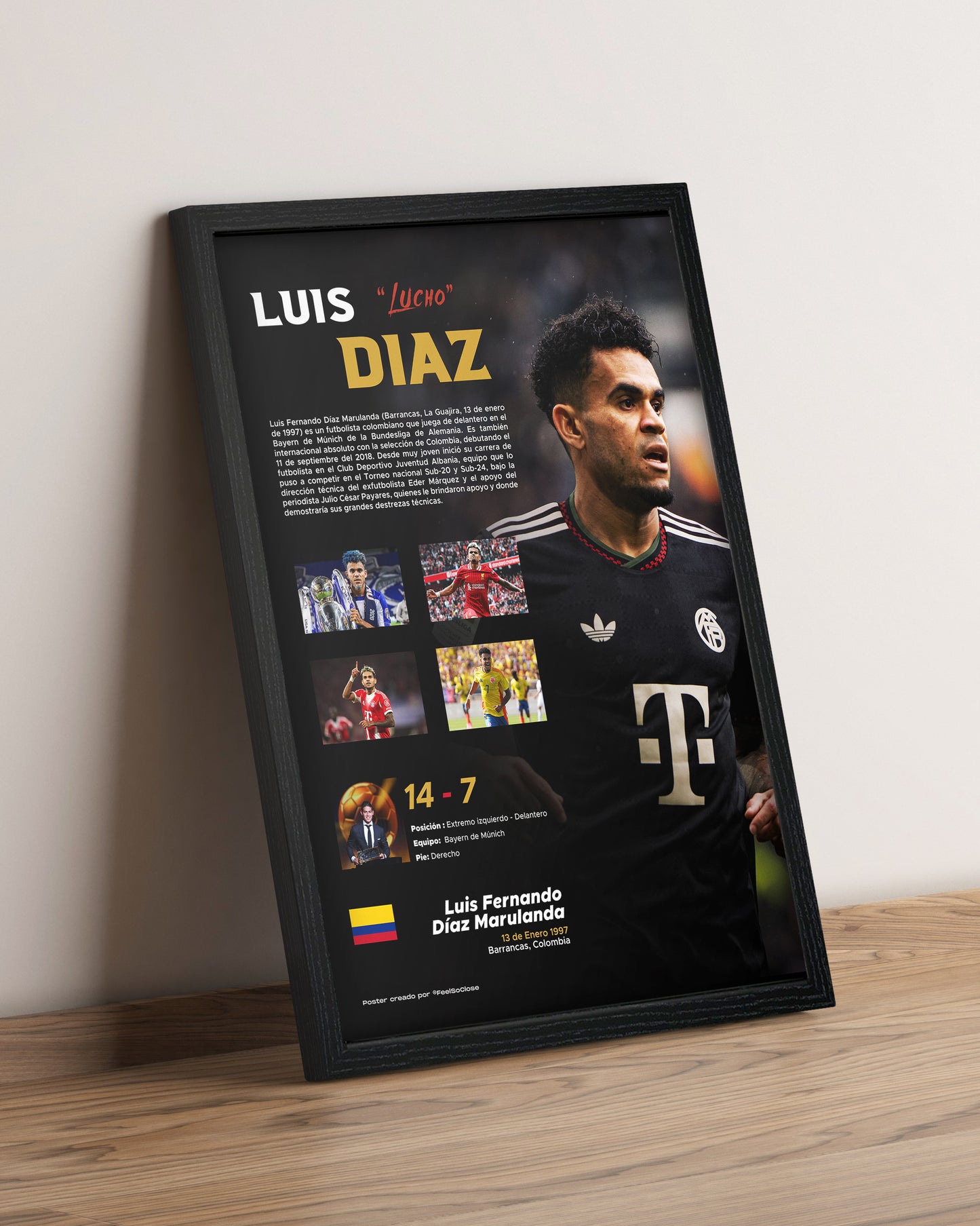 Luis Diaz - Cuadro Deportista #9