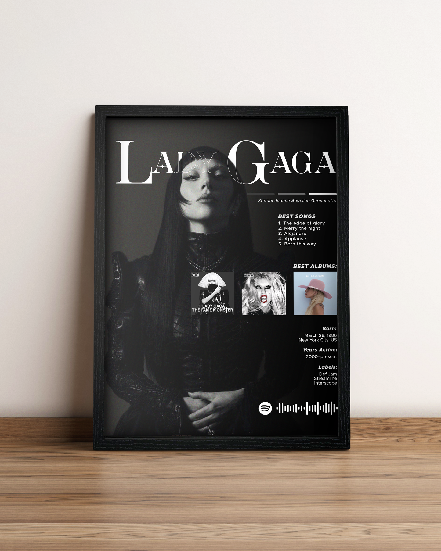 Lady Gaga - Cuadro Artista