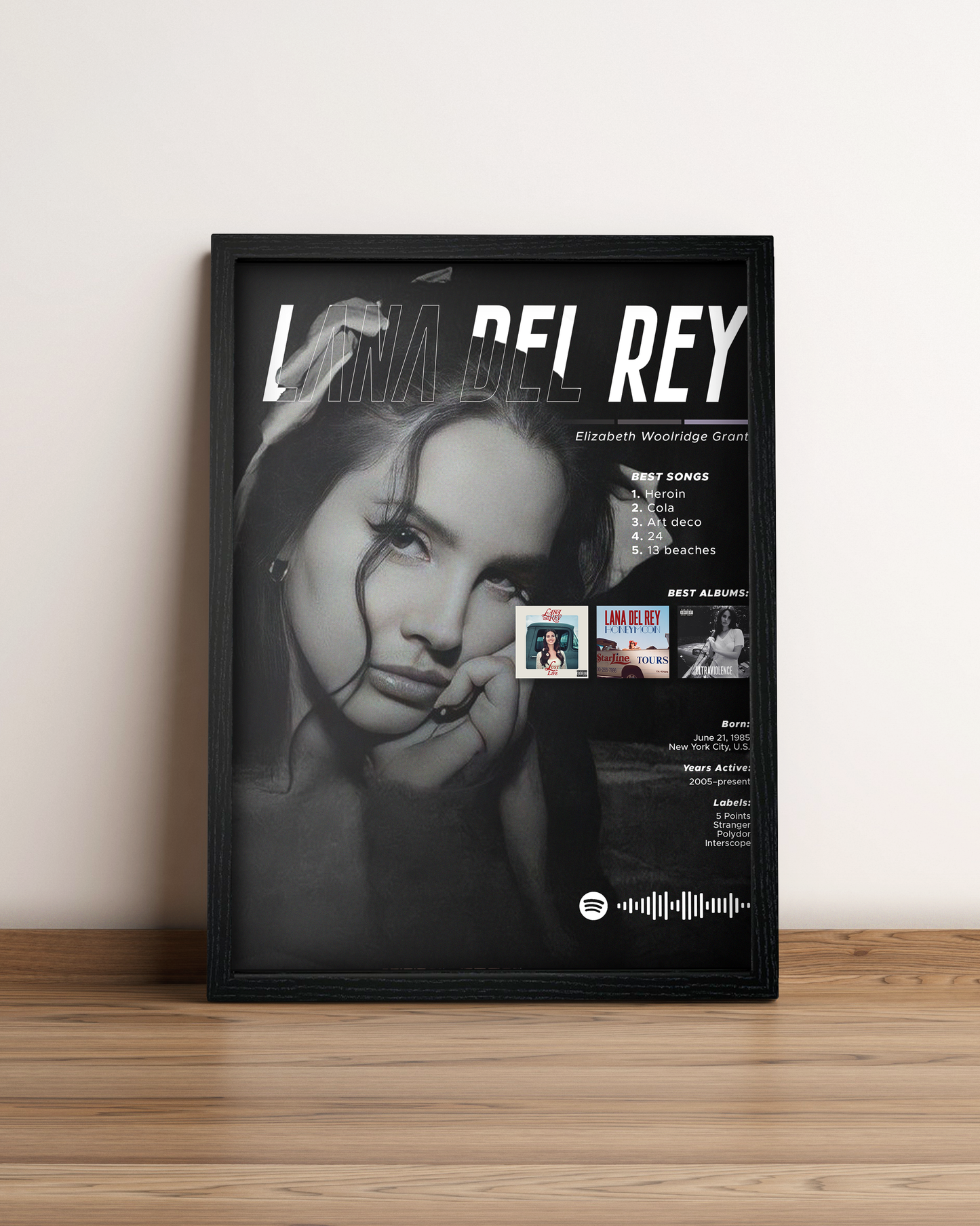 Lana del Rey - Cuadro Artista #3